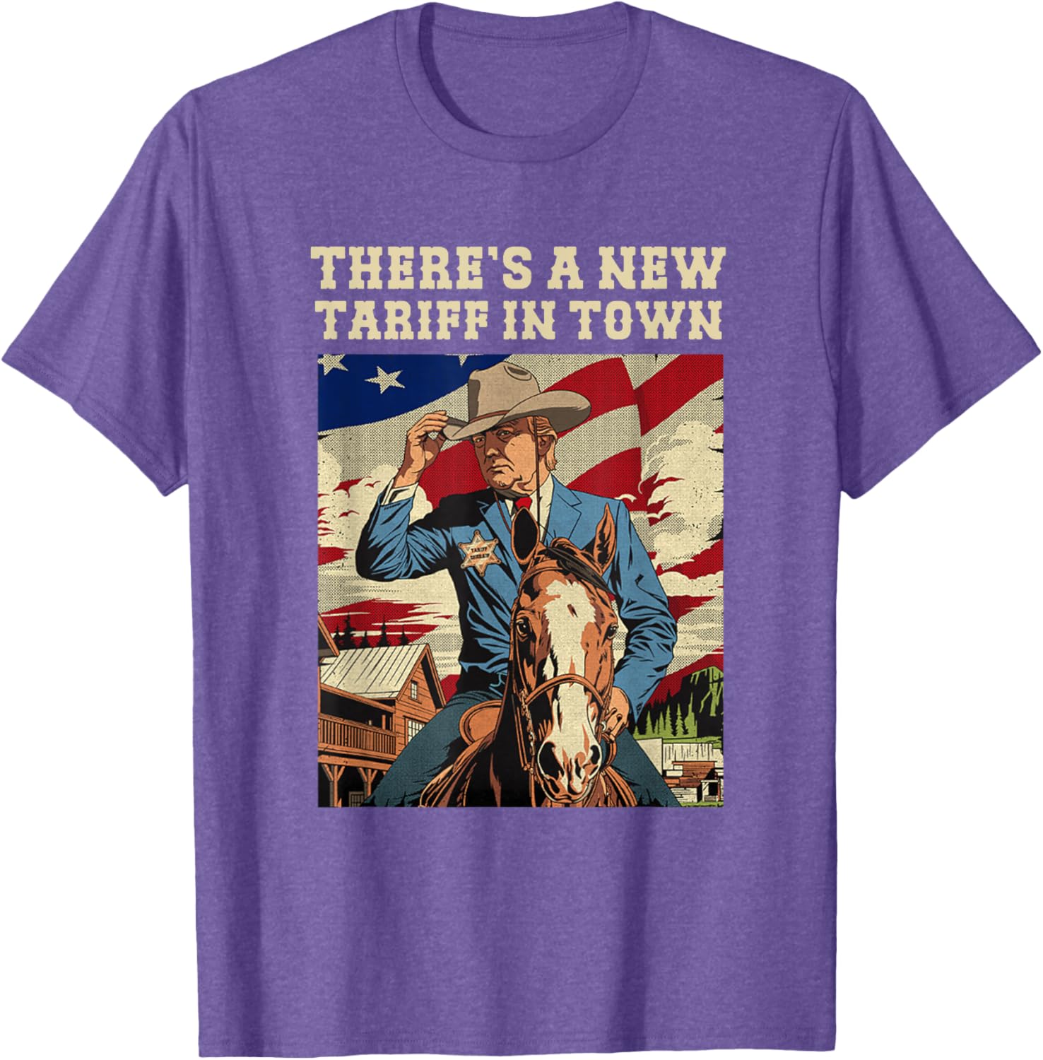 Cool There's A New Tariff In Town T-Shirt for Fun Casual Wear - 14
