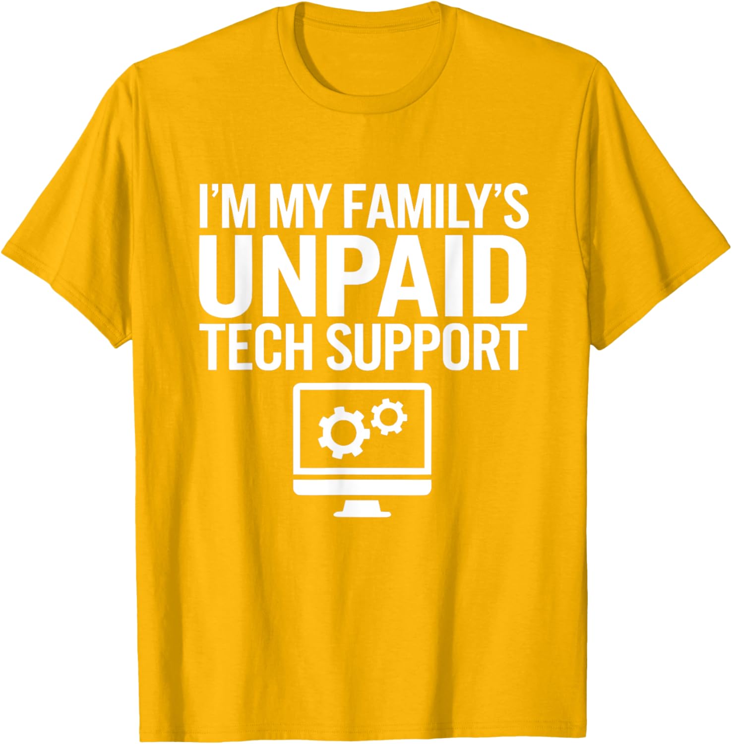 Funny Unpaid Tech Support T-Shirt for Computer Engineers Family Gift - 14