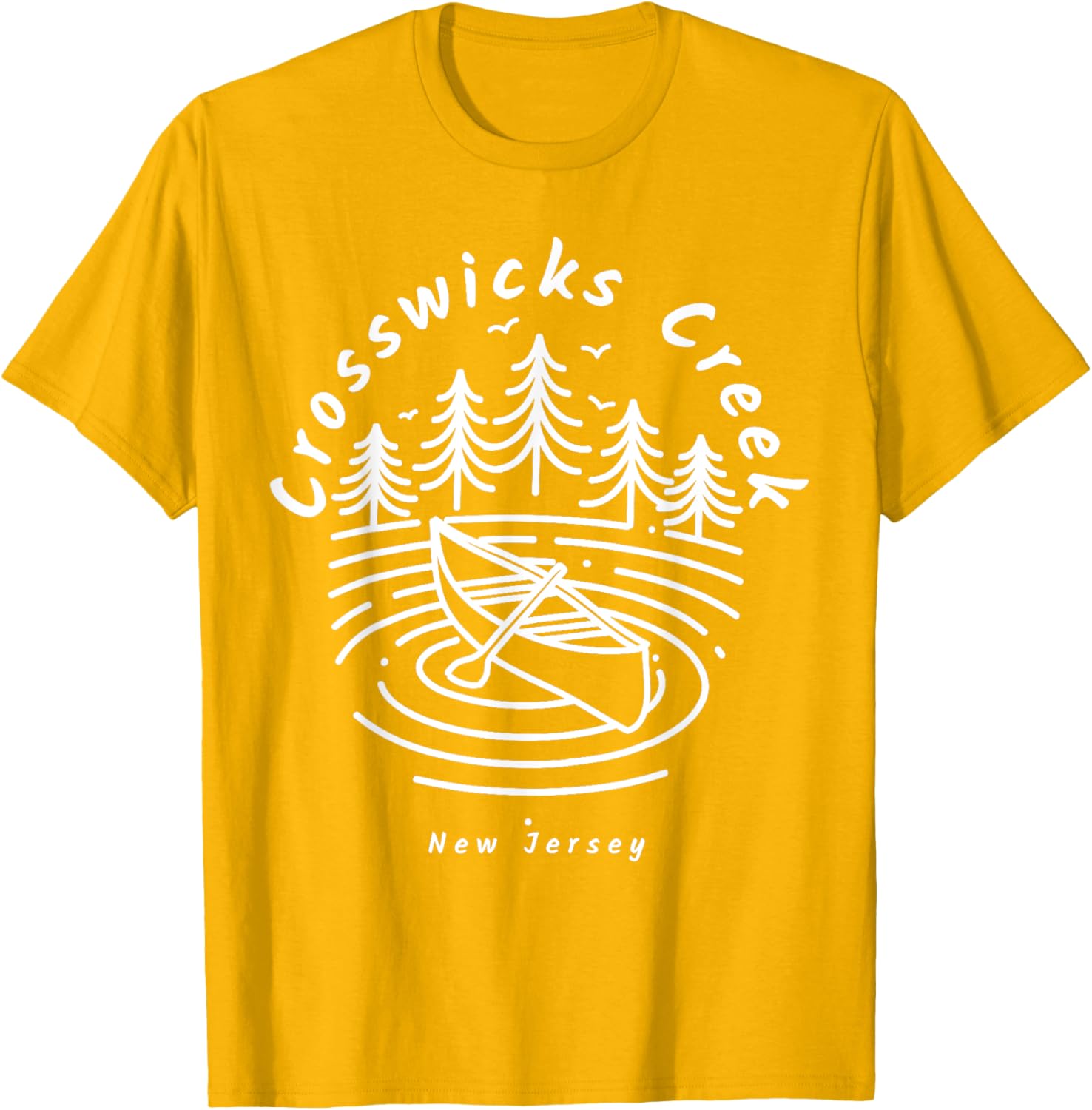 Crosswicks Creek New Jersey T-Shirt Perfect for Locals and Visitors - 11