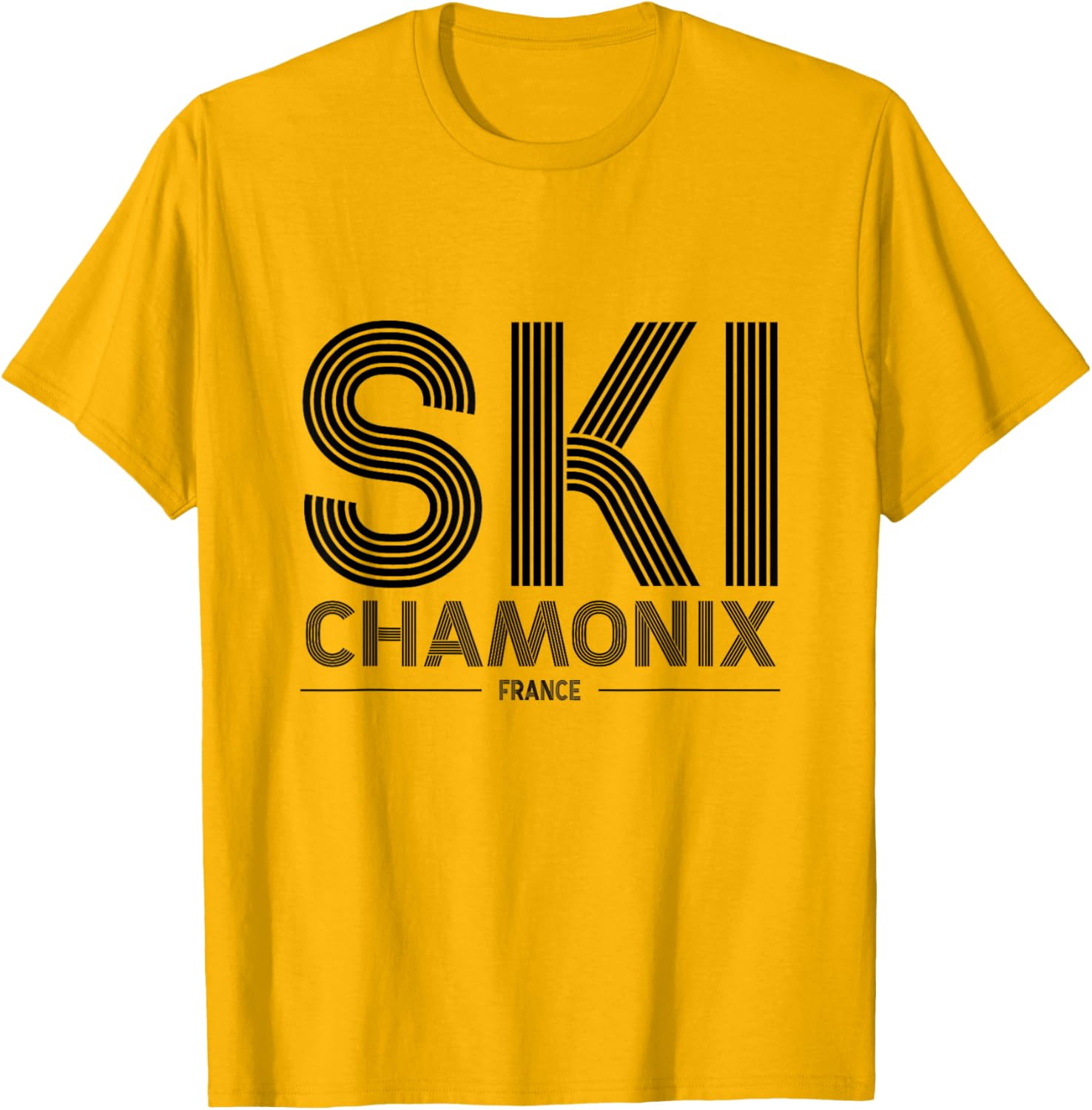 Chamonix Ski Resort T-Shirt for Ski Lovers in the French Alps - 6