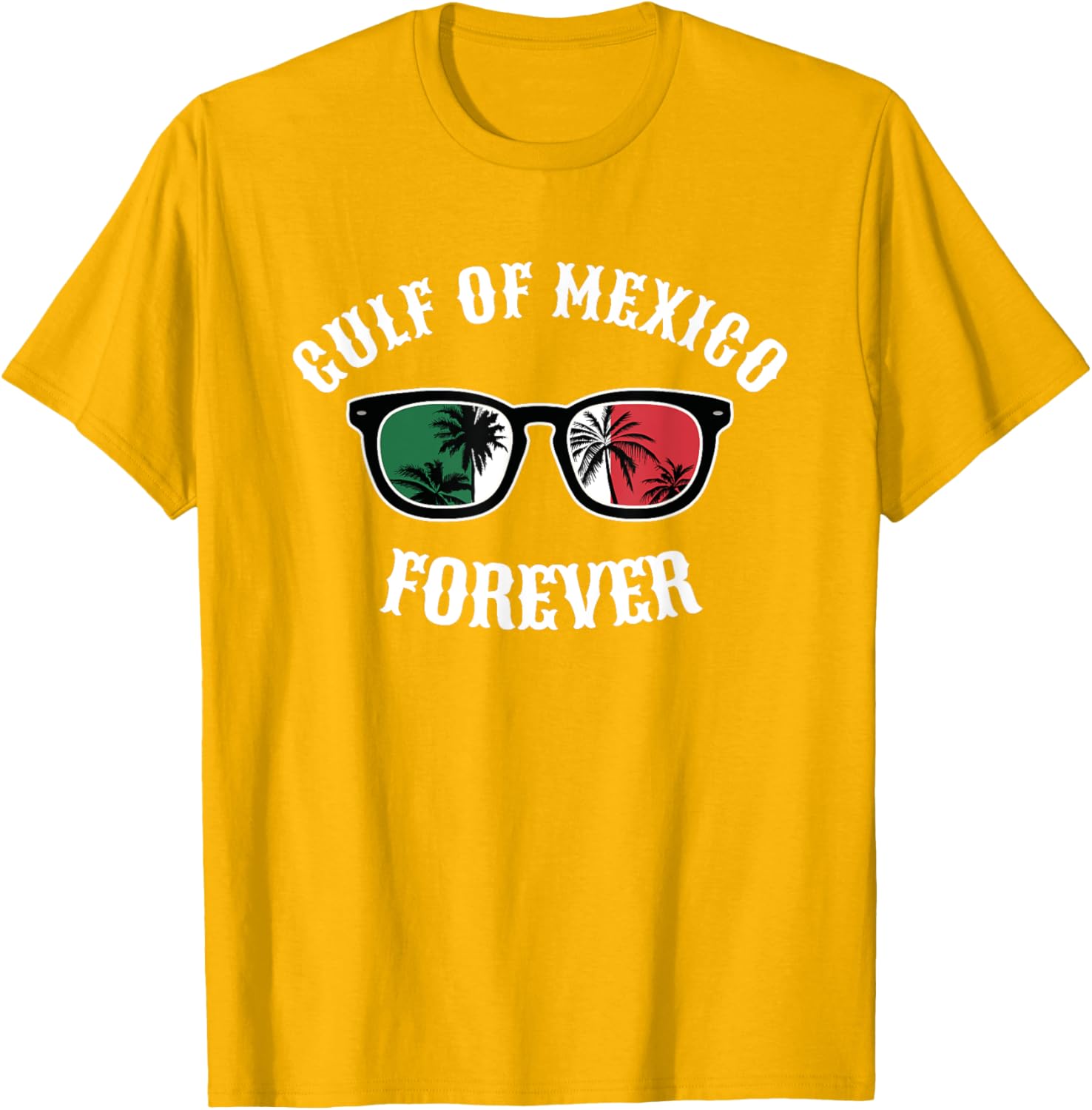 Gulf of Mexico Pride Mexican Flag Beach T-Shirt for Fun Summer Days - 18