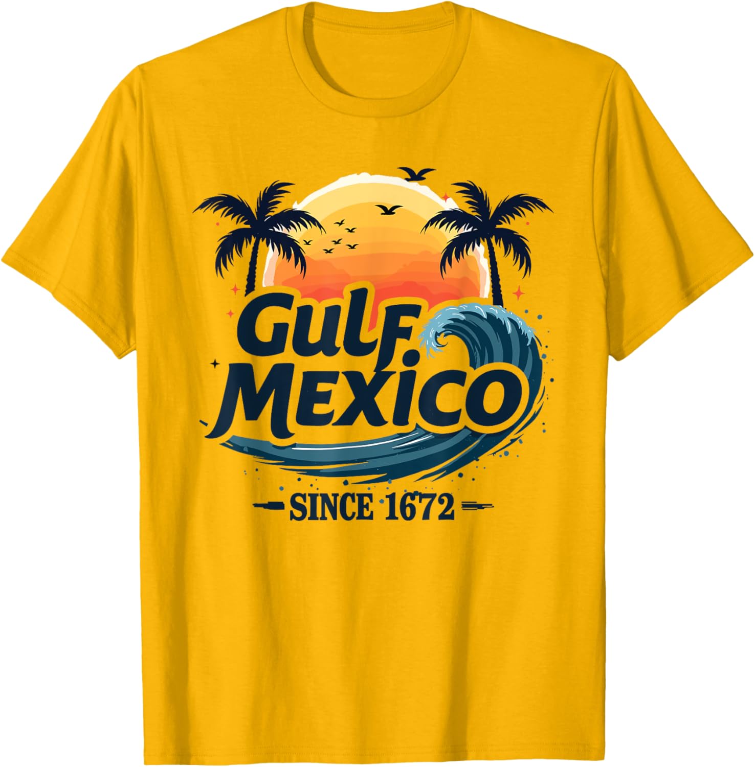 Gulf of Mexico Forever Chill T-Shirt for Comfortable Beach Vibes - 4