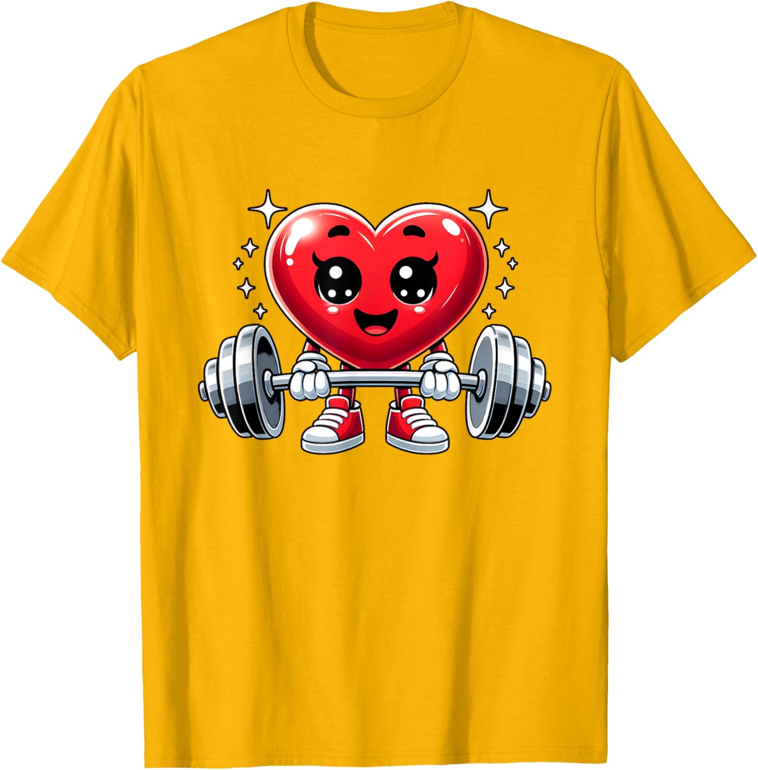 Funny Valentine's Day Heart Workout Fitness T-Shirt for Gym Lovers - 11