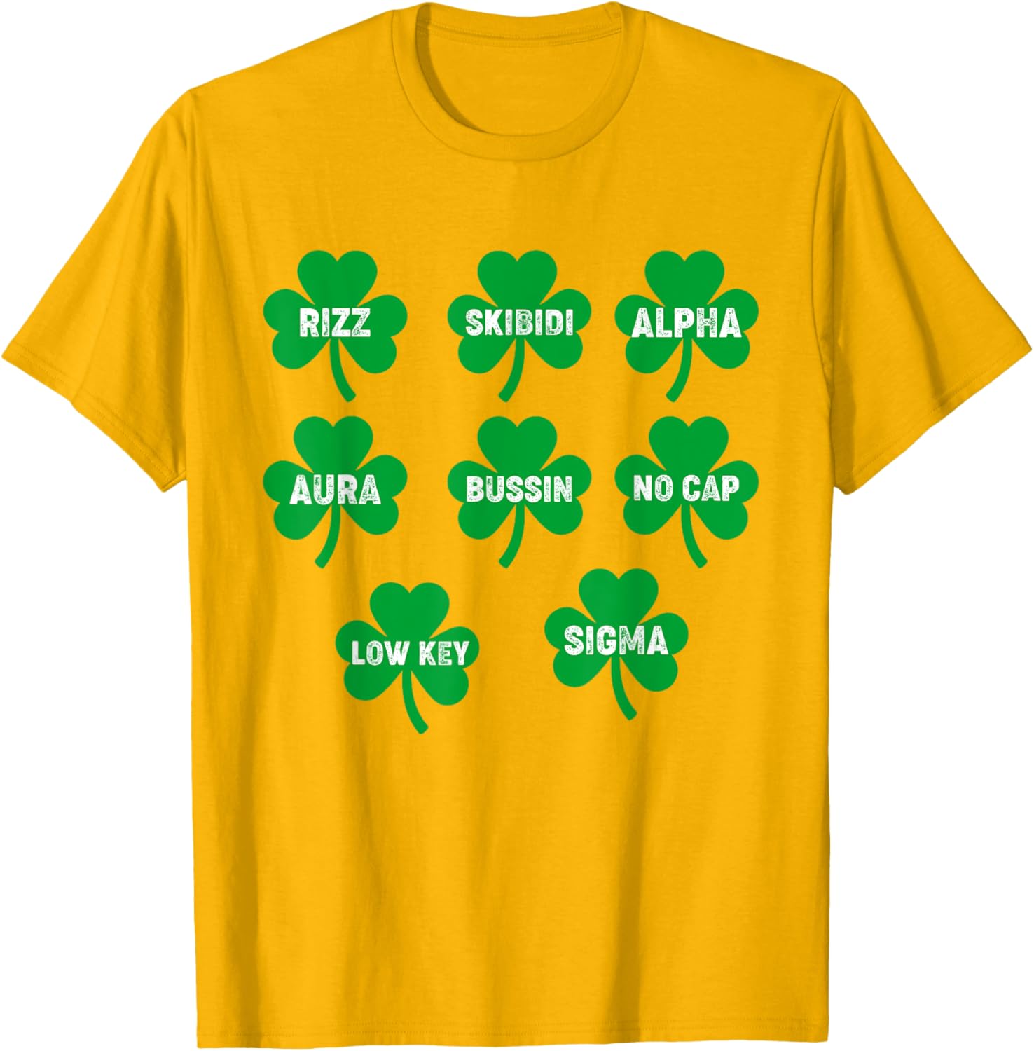 Funny Skibidi St. Patrick's Day Clover T-Shirt for Festive Celebration - 10