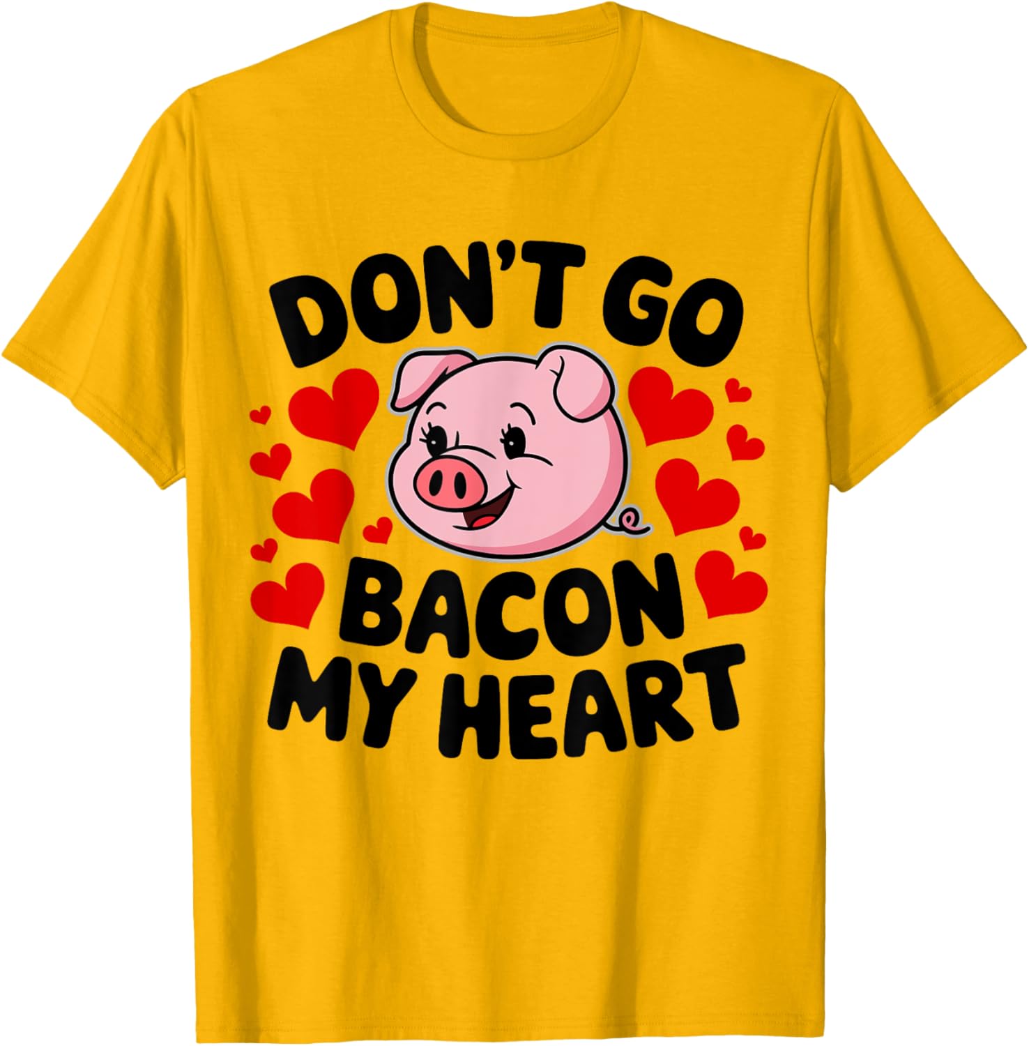 Cute Couples Valentine's T-Shirt Don't Go Bacon My Heart Edition - 6