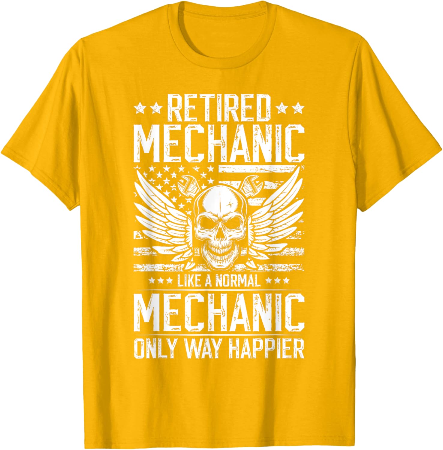 Funny Retired Mechanic T-Shirt for a Hilarious Retirement Gift - 1