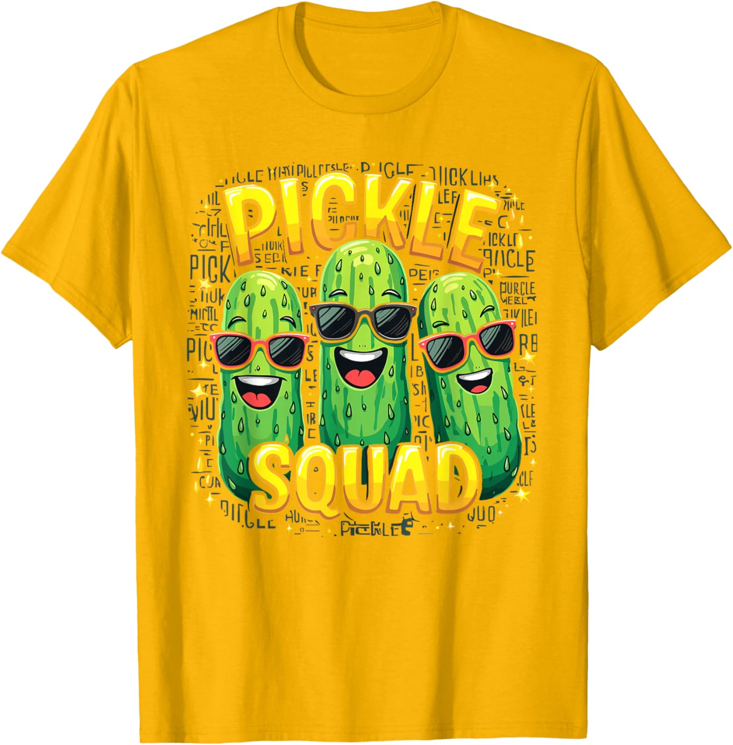 Cute Pickle Squad Shirt Fun Cucumber Jar T-Shirt for Pickle Lovers - 4