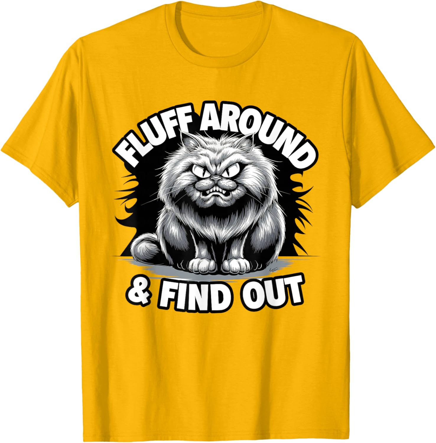 Funny Sarcastic Cat Lady Quote T-Shirt for Pet Lovers and Cat Moms - 2