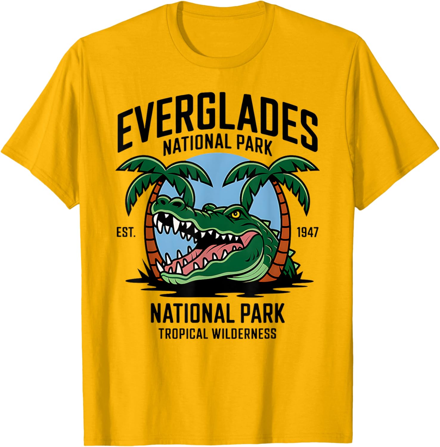 Everglades National Park Tropical Wilderness T-Shirt for Nature Lovers - 1