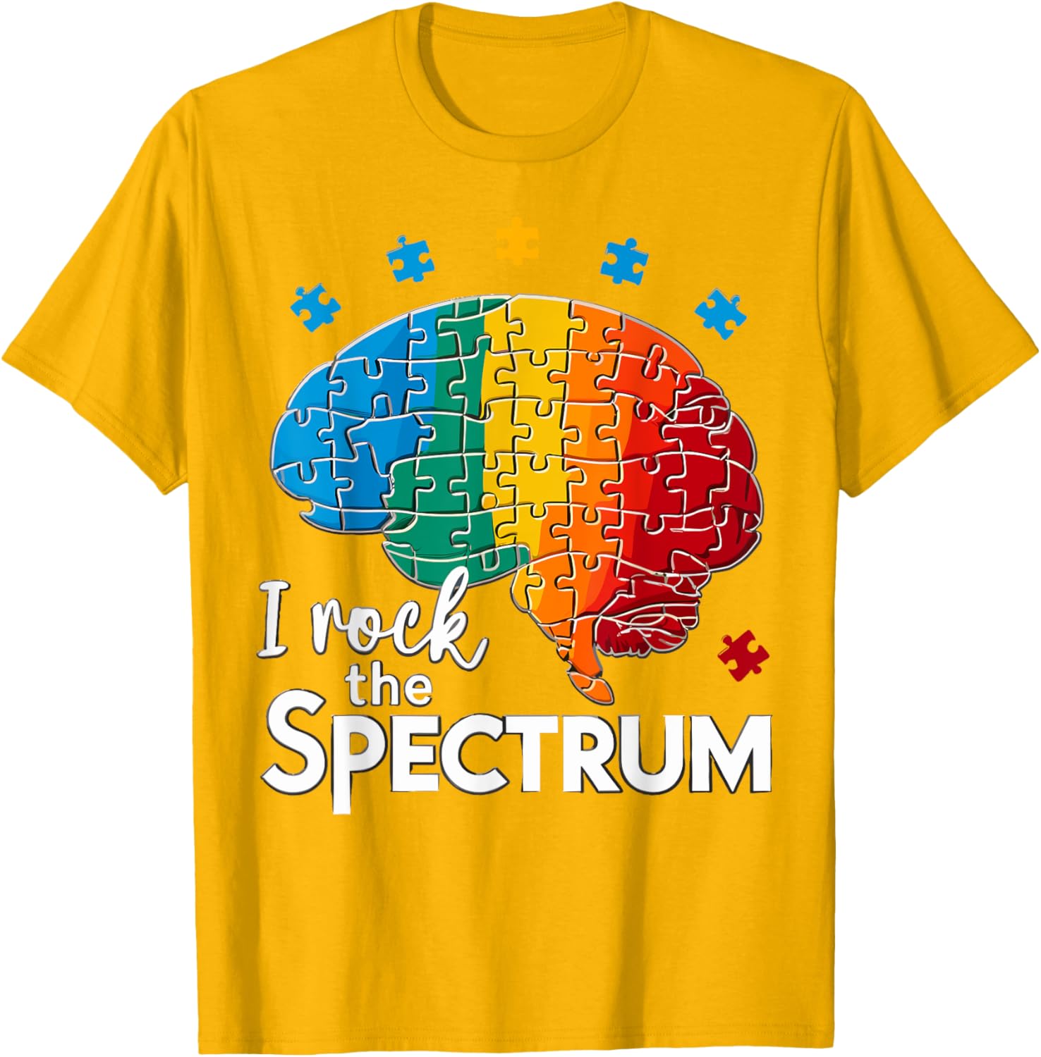 Cute Autism Awareness T-Shirt for Toddlers I Rock The Spectrum Design - 11