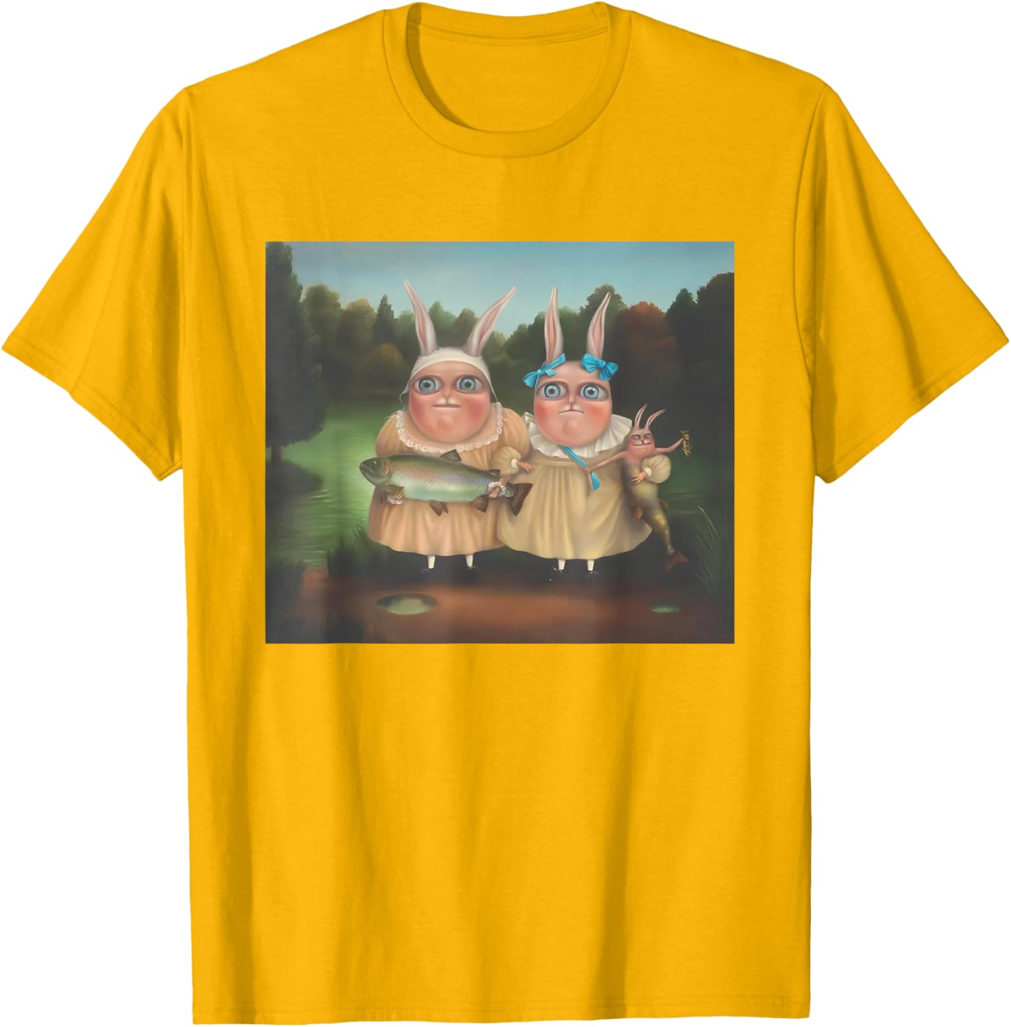 Cute Easter Bunny T-Shirt for Rabbit Lovers by Irena Aizen - 24