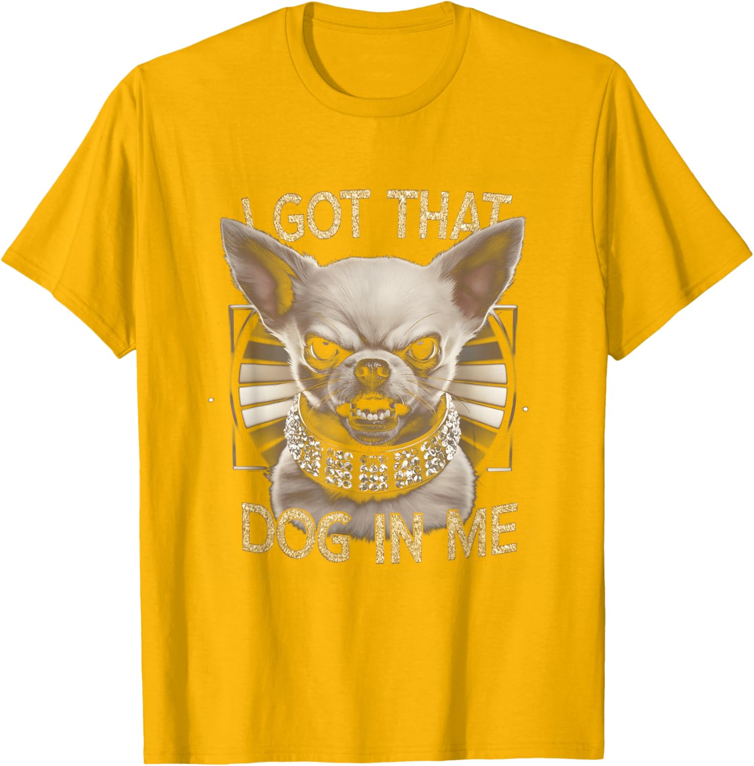 Funny Chihuahua T-Shirt with Angry Face for Dog Lovers Gift - 11