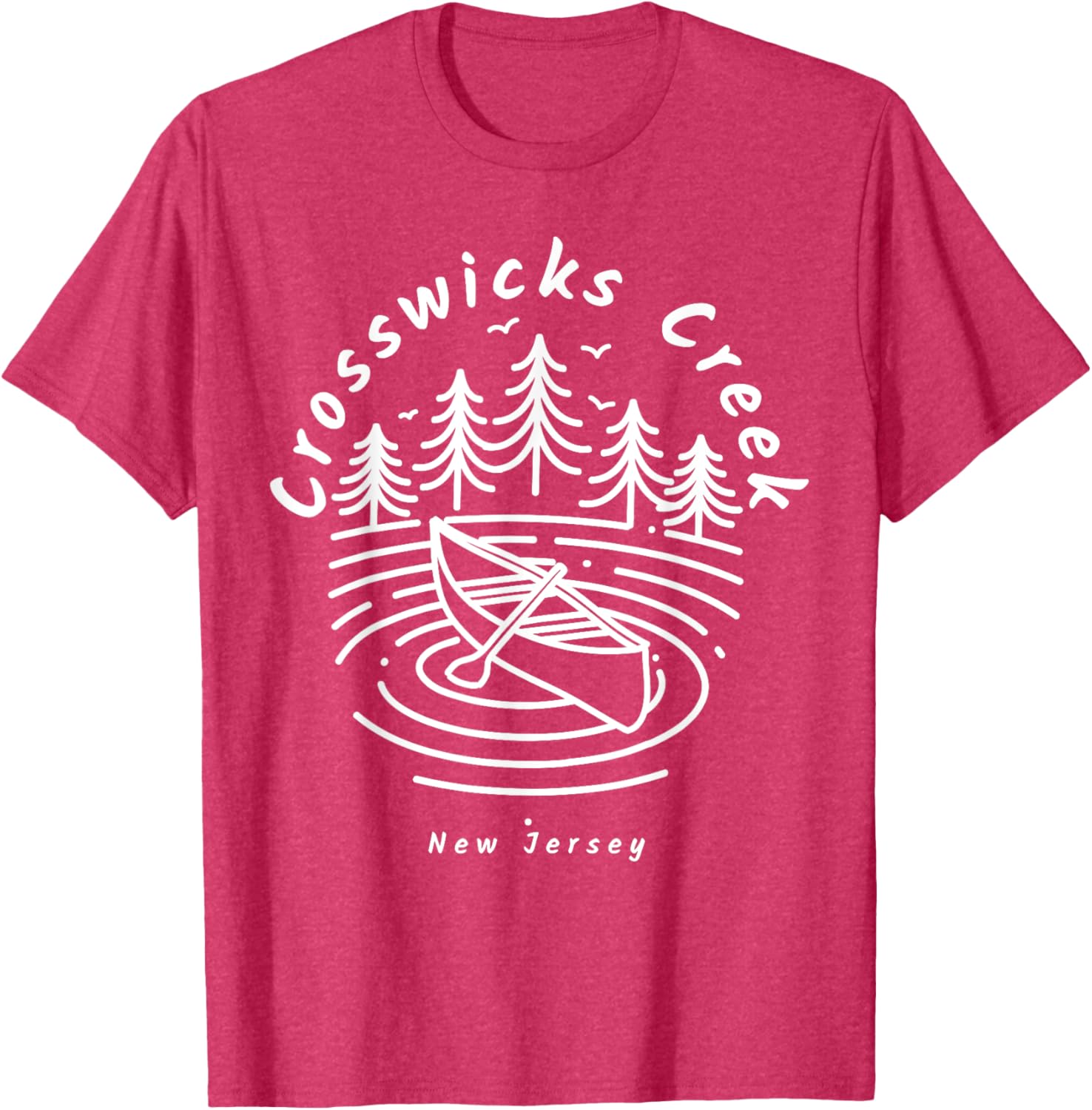 Crosswicks Creek New Jersey T-Shirt Perfect for Locals and Visitors - 3