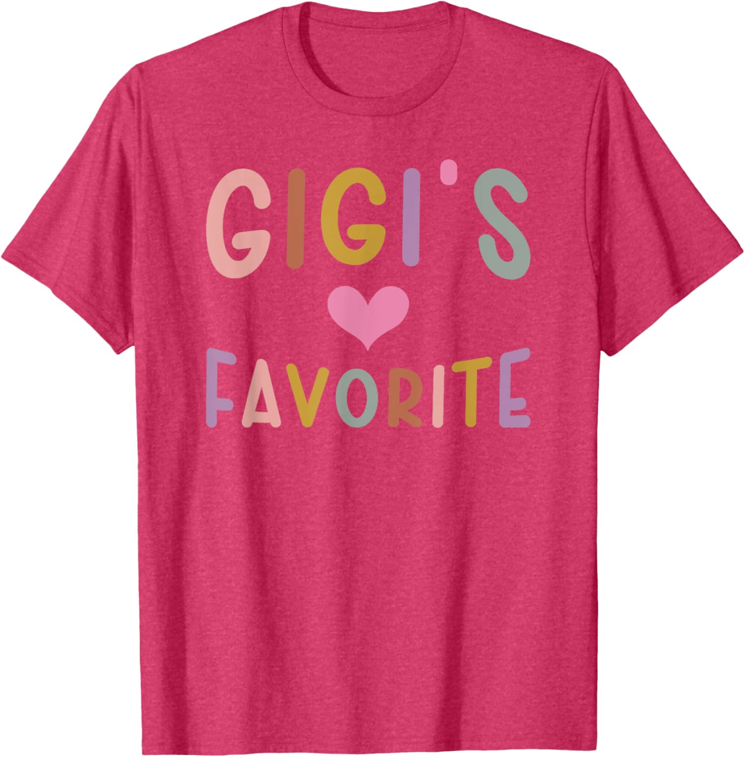 Gigi's Favorite T-Shirt for Grandchildren - Cute Gift for Family Love - 2