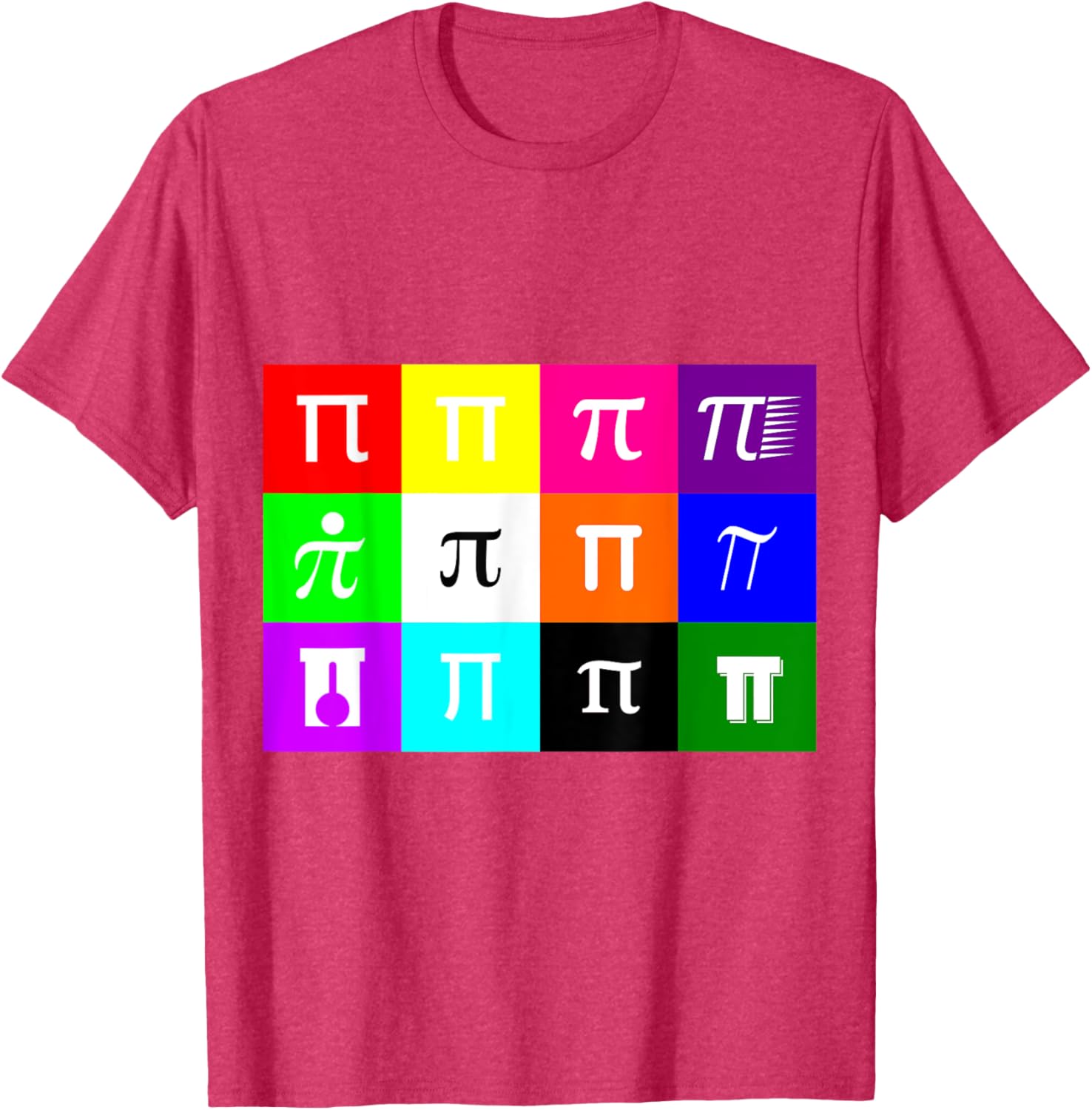 Colorblock Happy Pi Day T-Shirt for Math Geometry Nerds and Geeks - 5