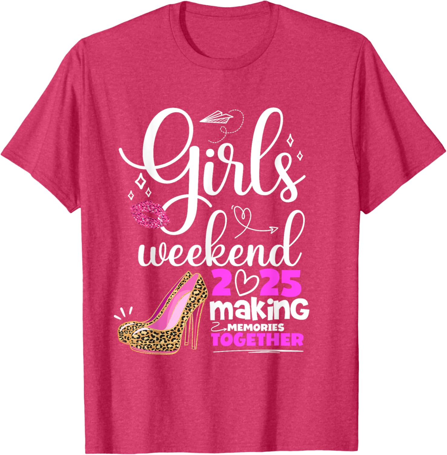 Girls Weekend 2025 Matching T-Shirt for Fun Girls Trip Vibes - 5