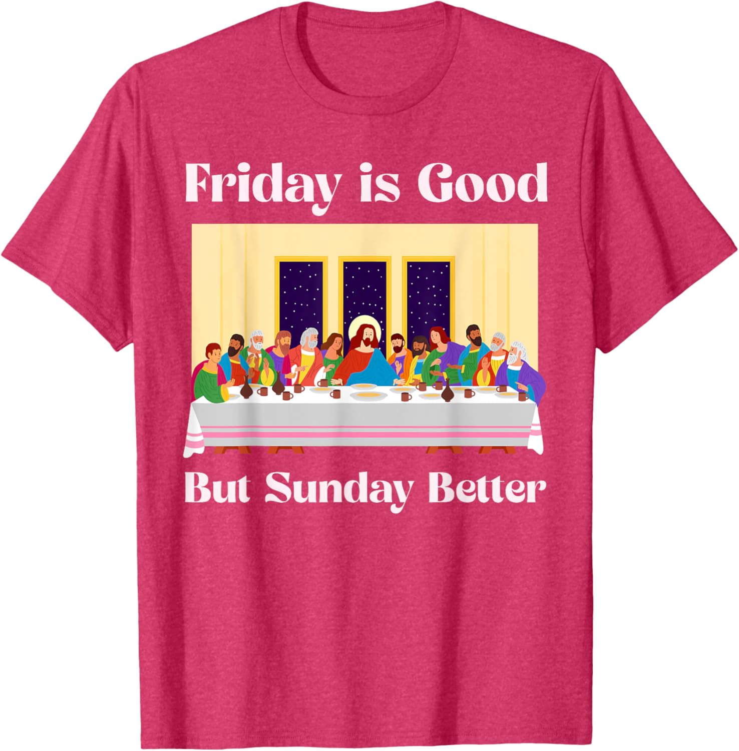 Friday is Good But Sunday is Better Easter T-Shirt for Christians - 1