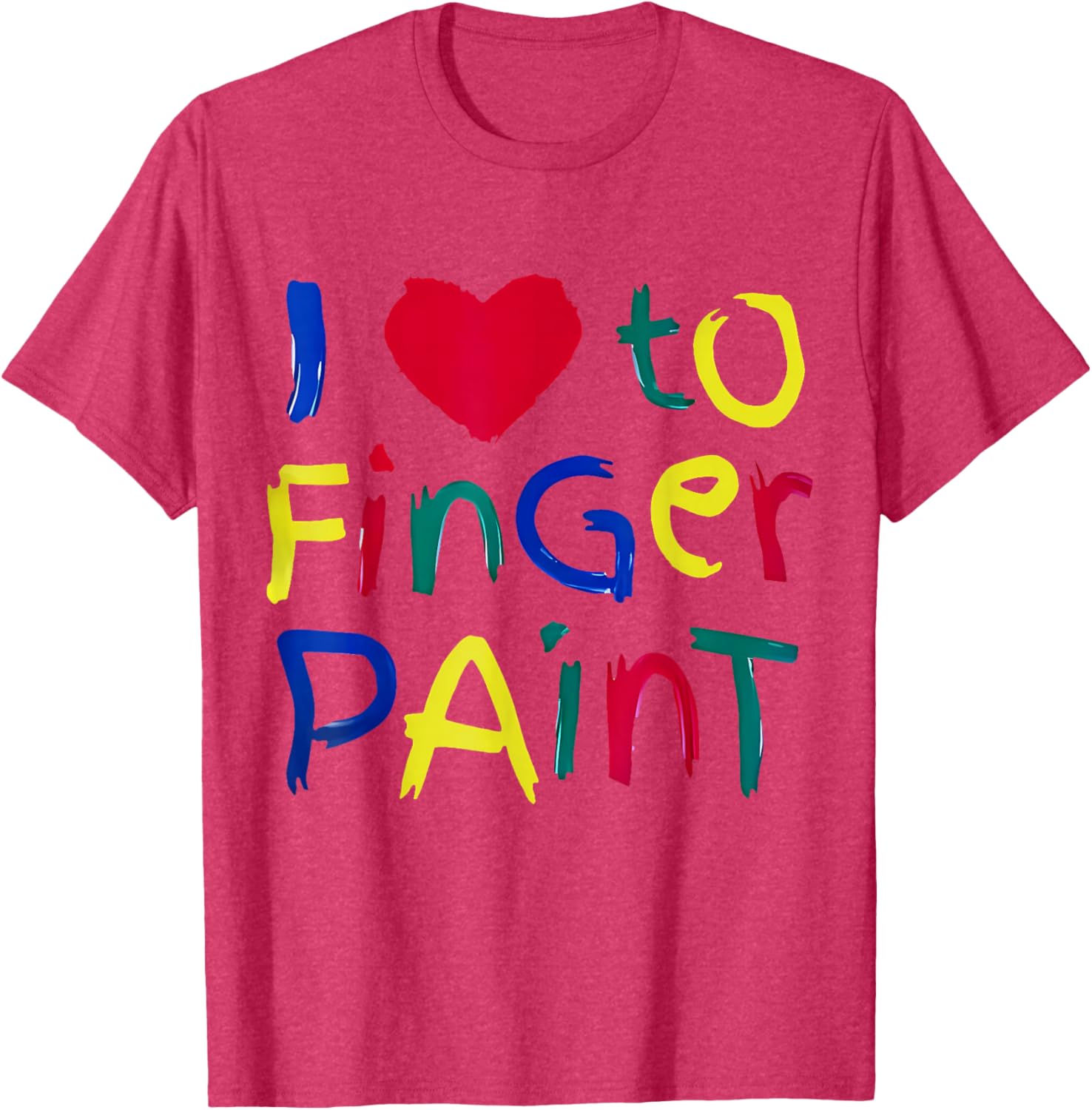 Cute Couple Finger Painting T-Shirt for Artsy Couples and Creative Fun - 5