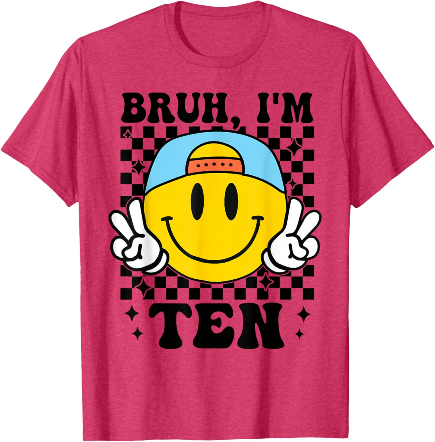 Groovy 10th Birthday T-Shirt for Boys Girls Fun Trendy Design - 6