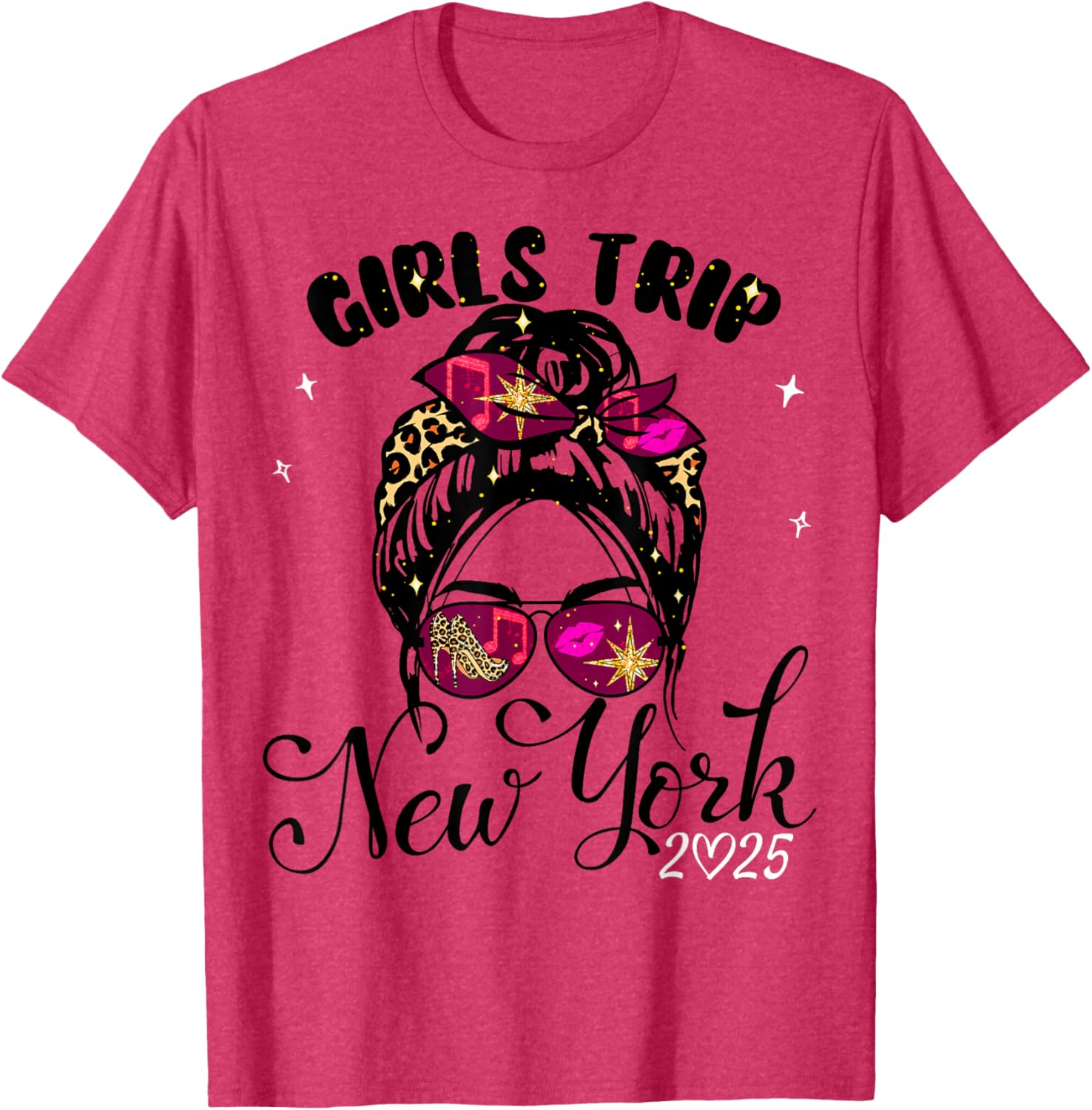 Girls Trip New York 2025 T-Shirt for Women's Birthday Weekend Fun - 6
