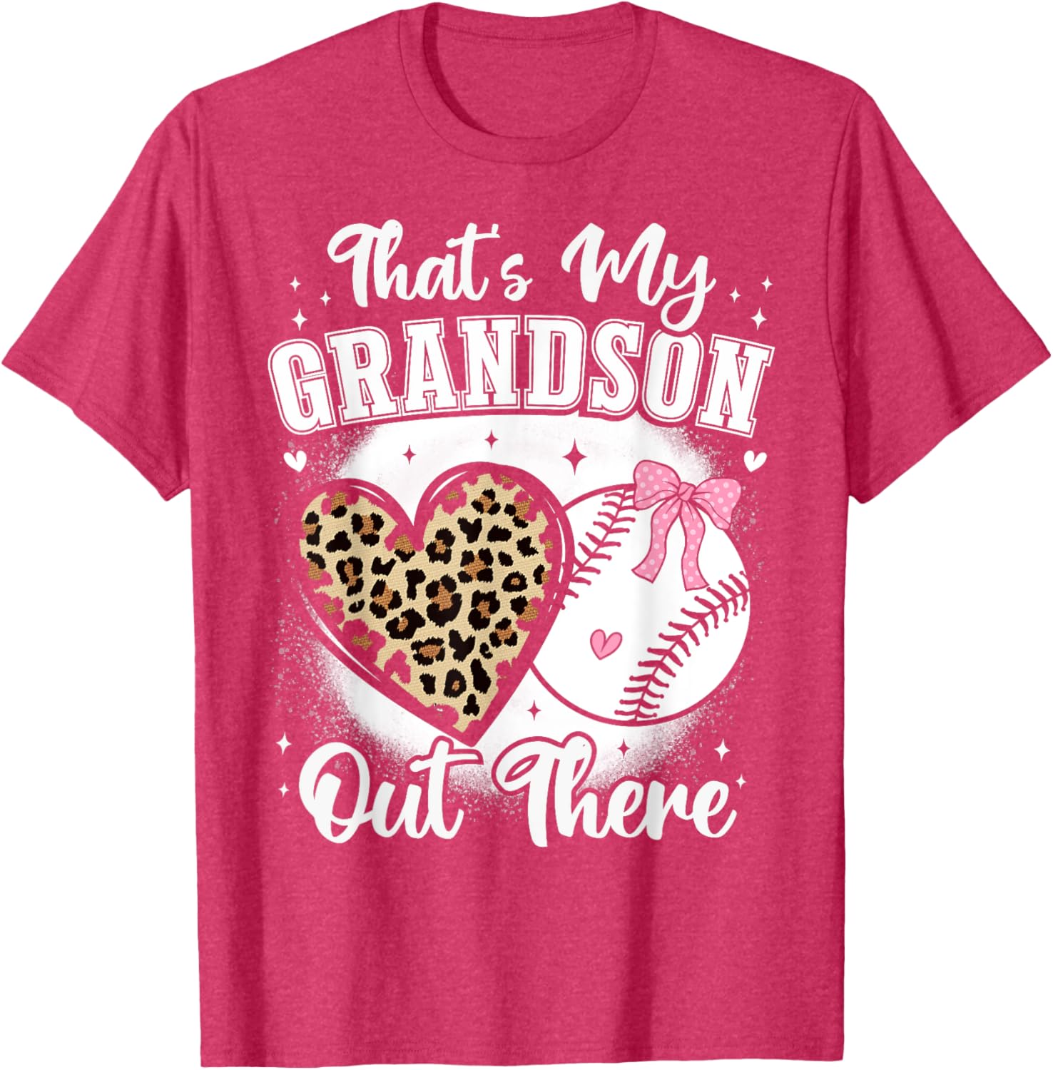 Cheer Grandma Tshirt for Baseball Nana Proud of Her Grandson - 8
