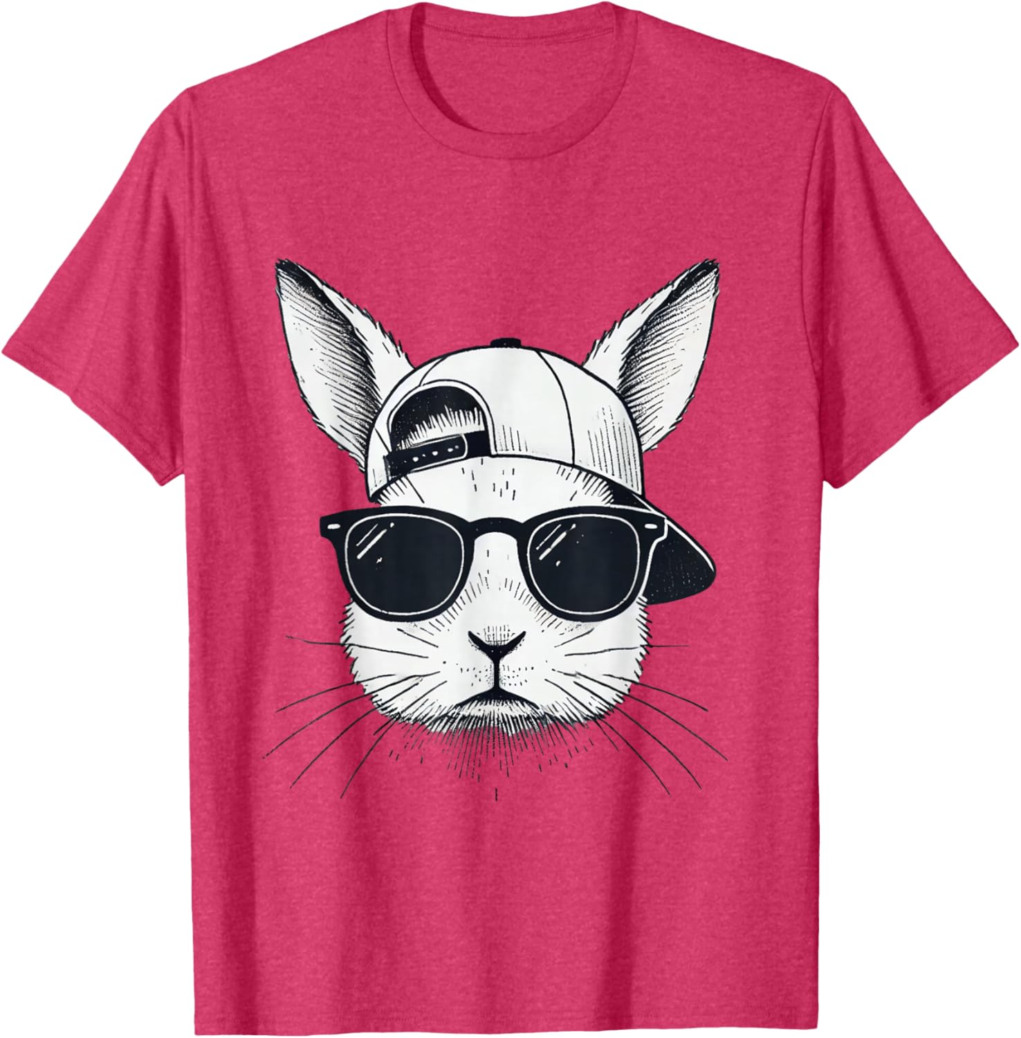 Cool Bunny Face Sunglasses T-Shirt for Easter Fun β Boys, Men, Kids - 27