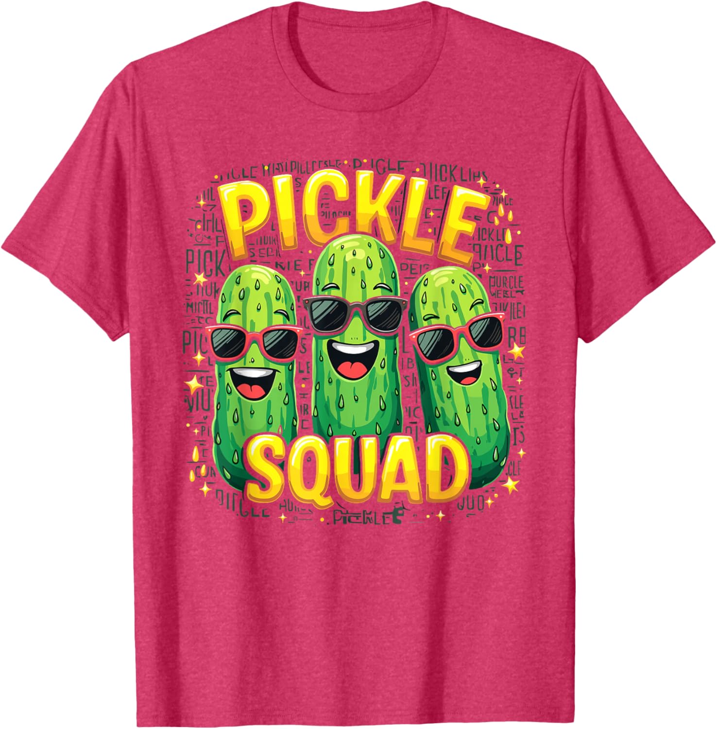 Cute Pickle Squad Shirt Fun Cucumber Jar T-Shirt for Pickle Lovers - 17