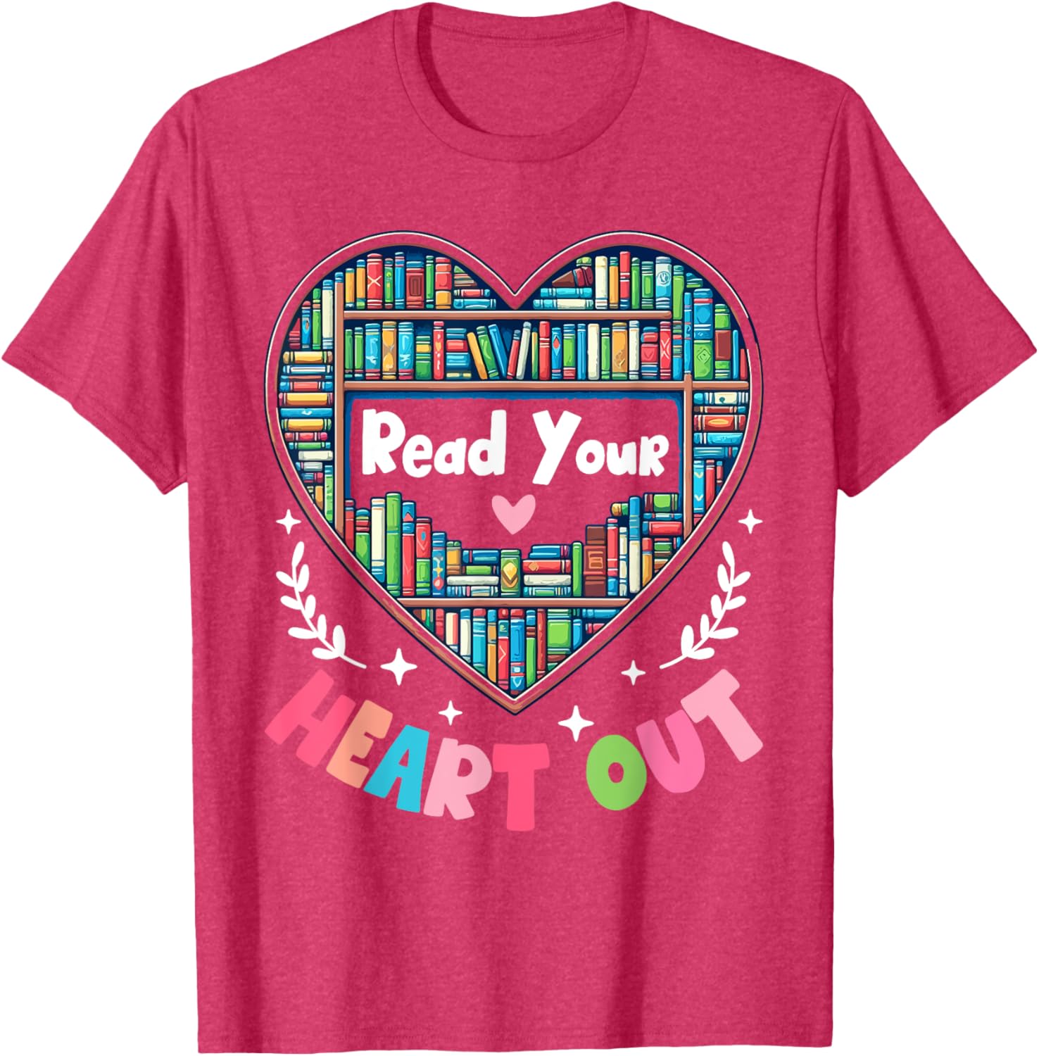 Cute Retro Reading T-Shirt for Women Perfect for Valentine's Day Gift - 2