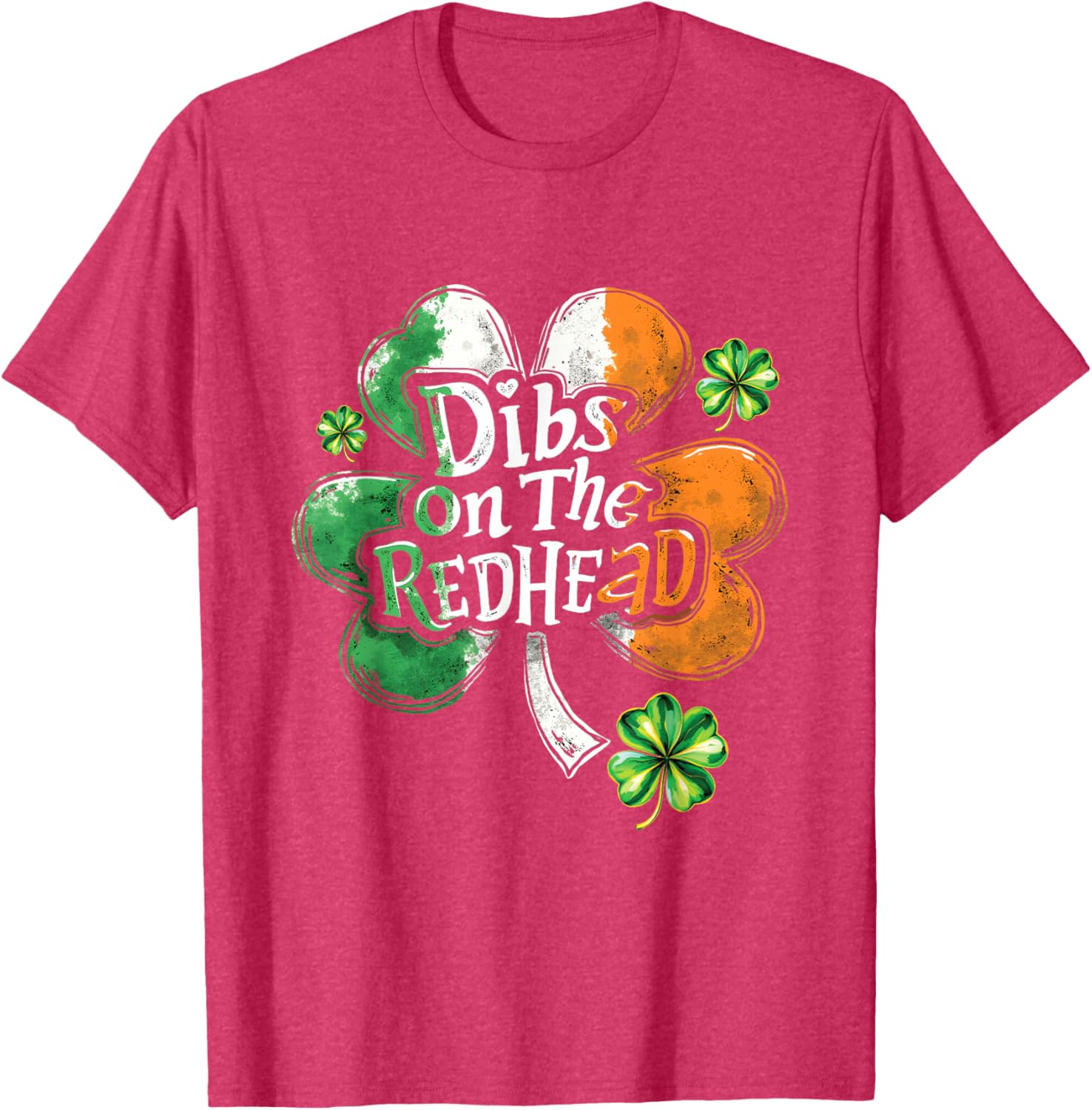 Dibs on the Redhead St Patrick's Shamrock T-Shirt for Irish Pride - 8