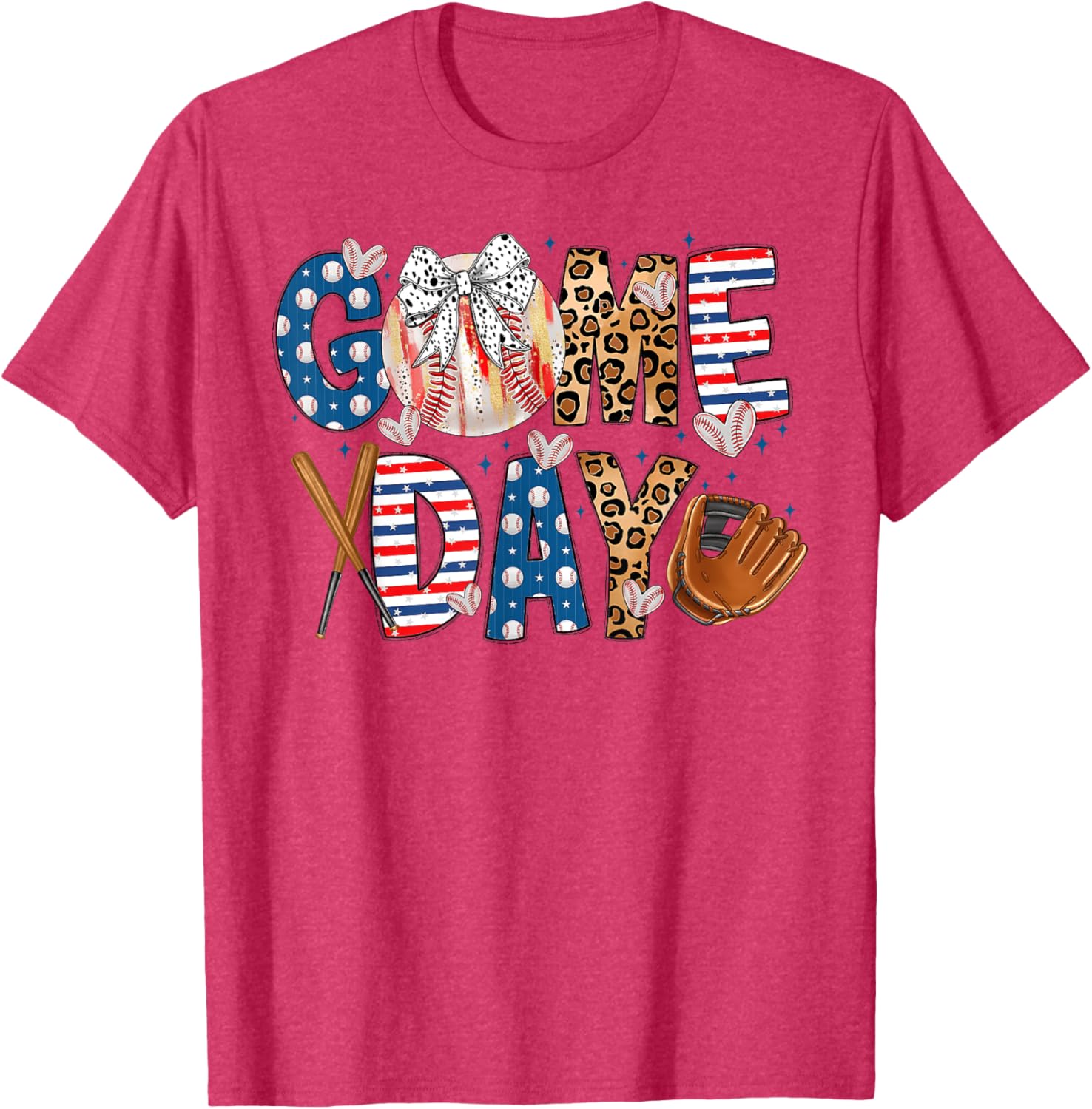 Funny Coquette Bow Baseball Mom T-Shirt for Game Day Enthusiasts - 14