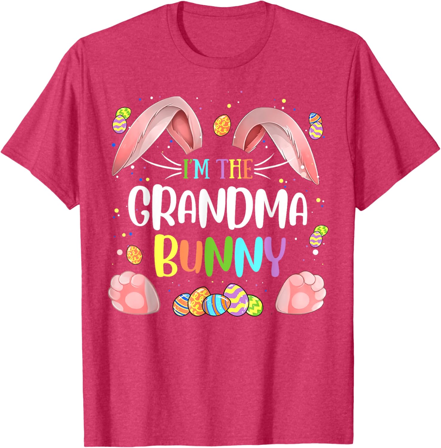 Cute Grandma Bunny Matching Family Easter T-Shirt for Holiday Fun - 19