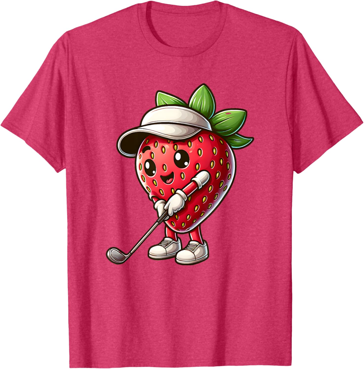 Funny Strawberry Golf Buddy T-Shirt for Golf Lovers and Friends - 5