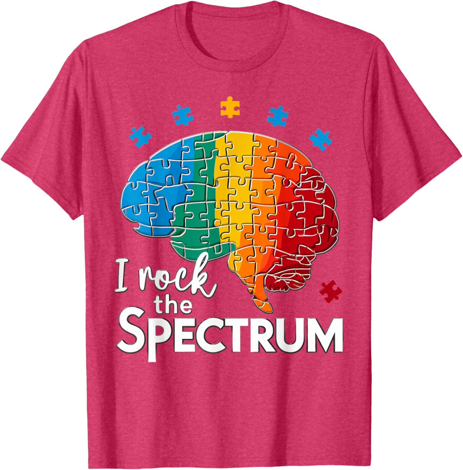 Cute Autism Awareness T-Shirt for Toddlers I Rock The Spectrum Design - 9