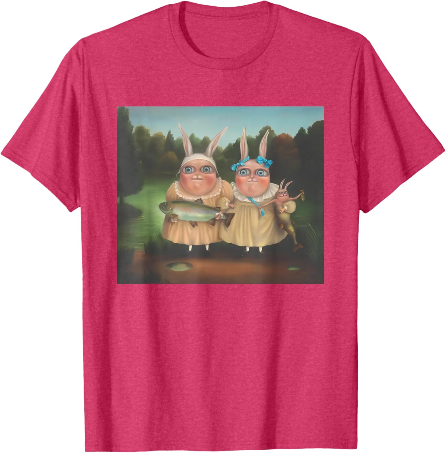 Cute Easter Bunny T-Shirt for Rabbit Lovers by Irena Aizen - 14