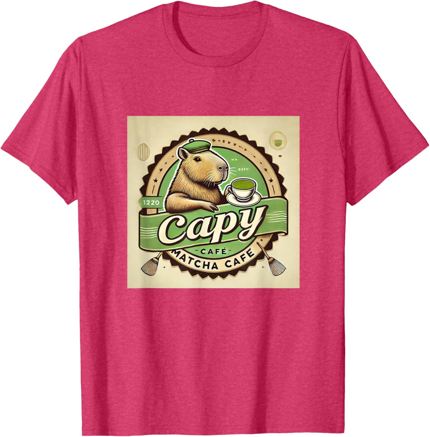 Capybara Cafe Coffee and Tea Lover T-Shirt for Animal Enthusiasts - 15