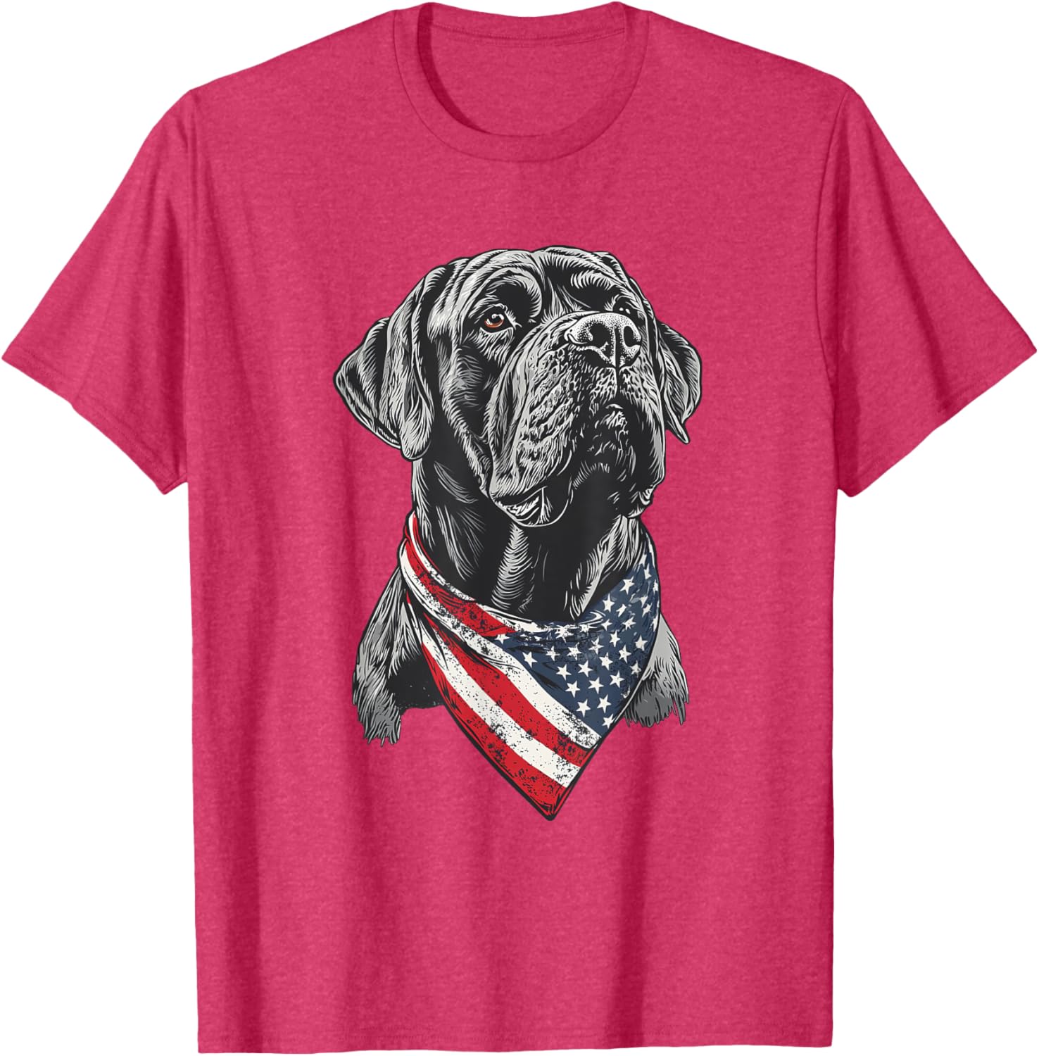 English Mastiff American Flag T-Shirt for Dog Lovers and Patriotism - 18