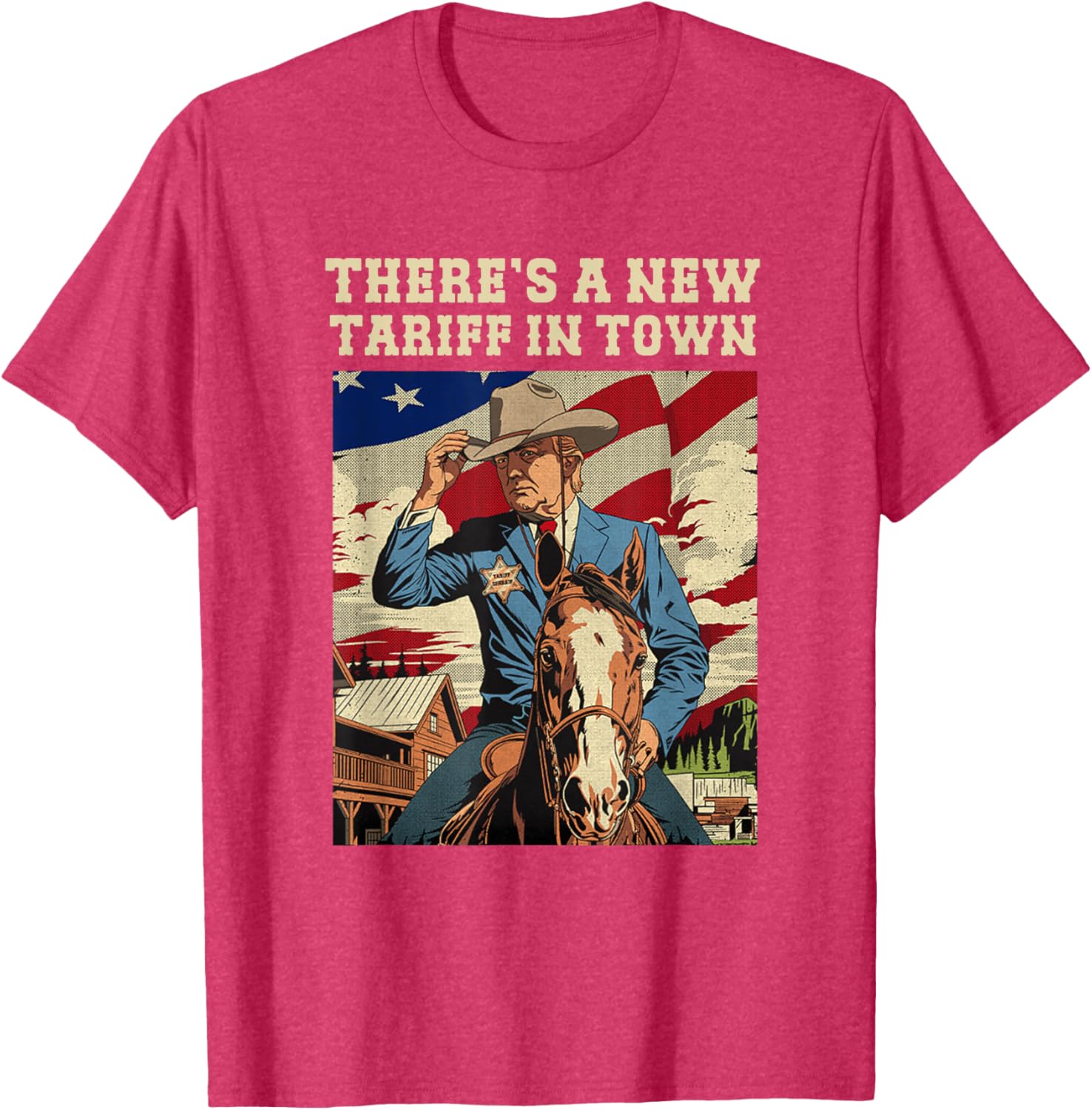 Cool There's A New Tariff In Town T-Shirt for Fun Casual Wear - 19