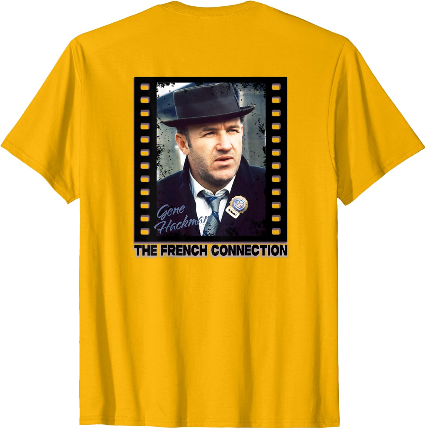 Gene Hackman Back Printed T-Shirt for Cool Casual Style and Comfort - 7