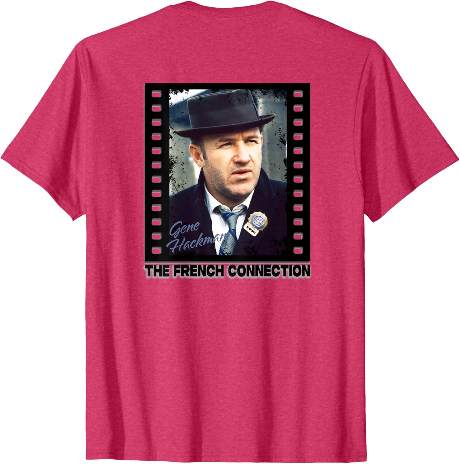 Gene Hackman Back Printed T-Shirt for Cool Casual Style and Comfort - 25