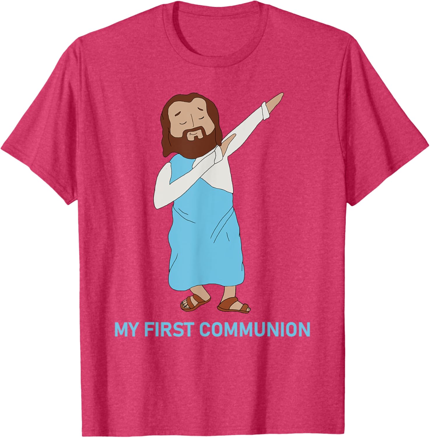 Funny Dabbing Jesus T-Shirt for First Communion - Catholic Gift - 12
