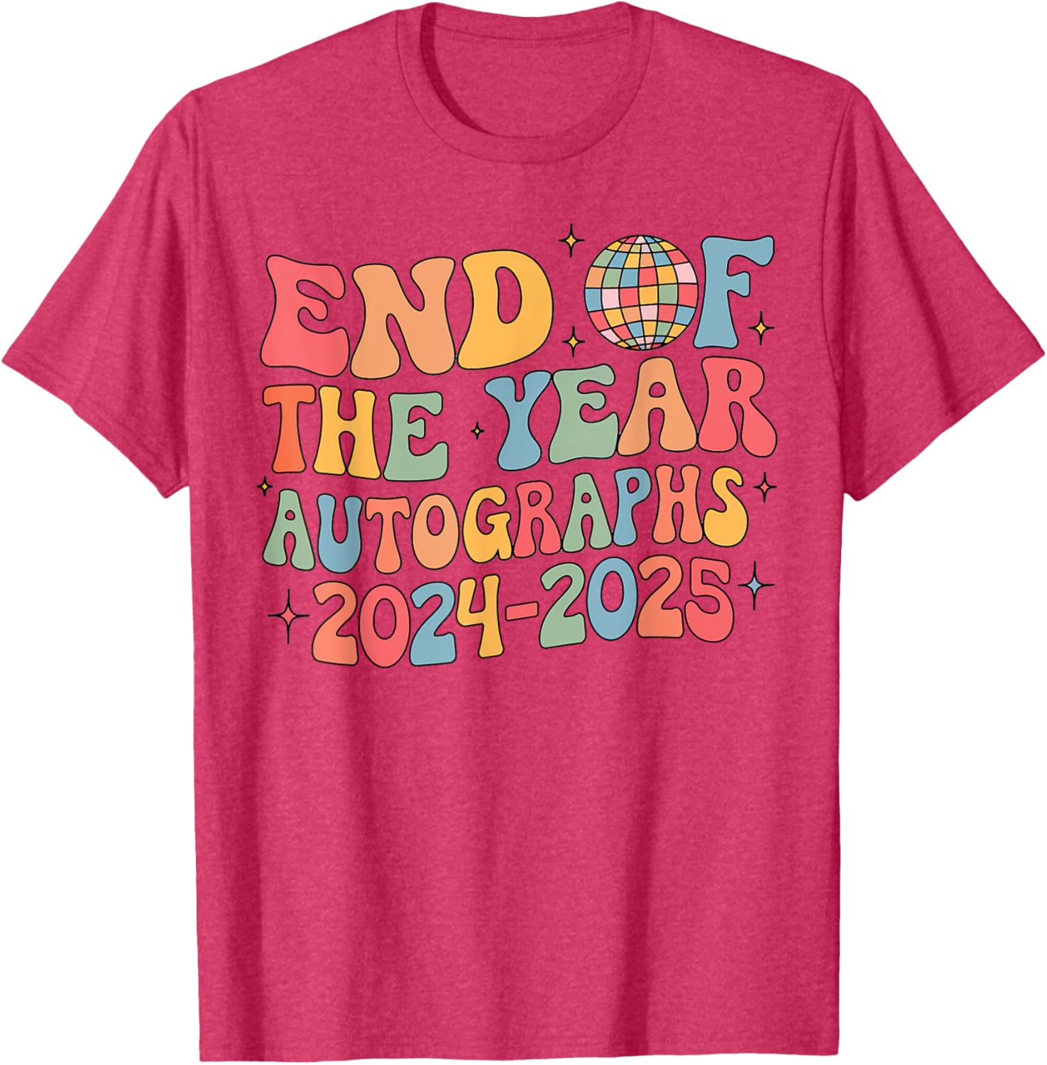 End of Year Autographs T-Shirt for Last Day of School 2024/2025 - 24