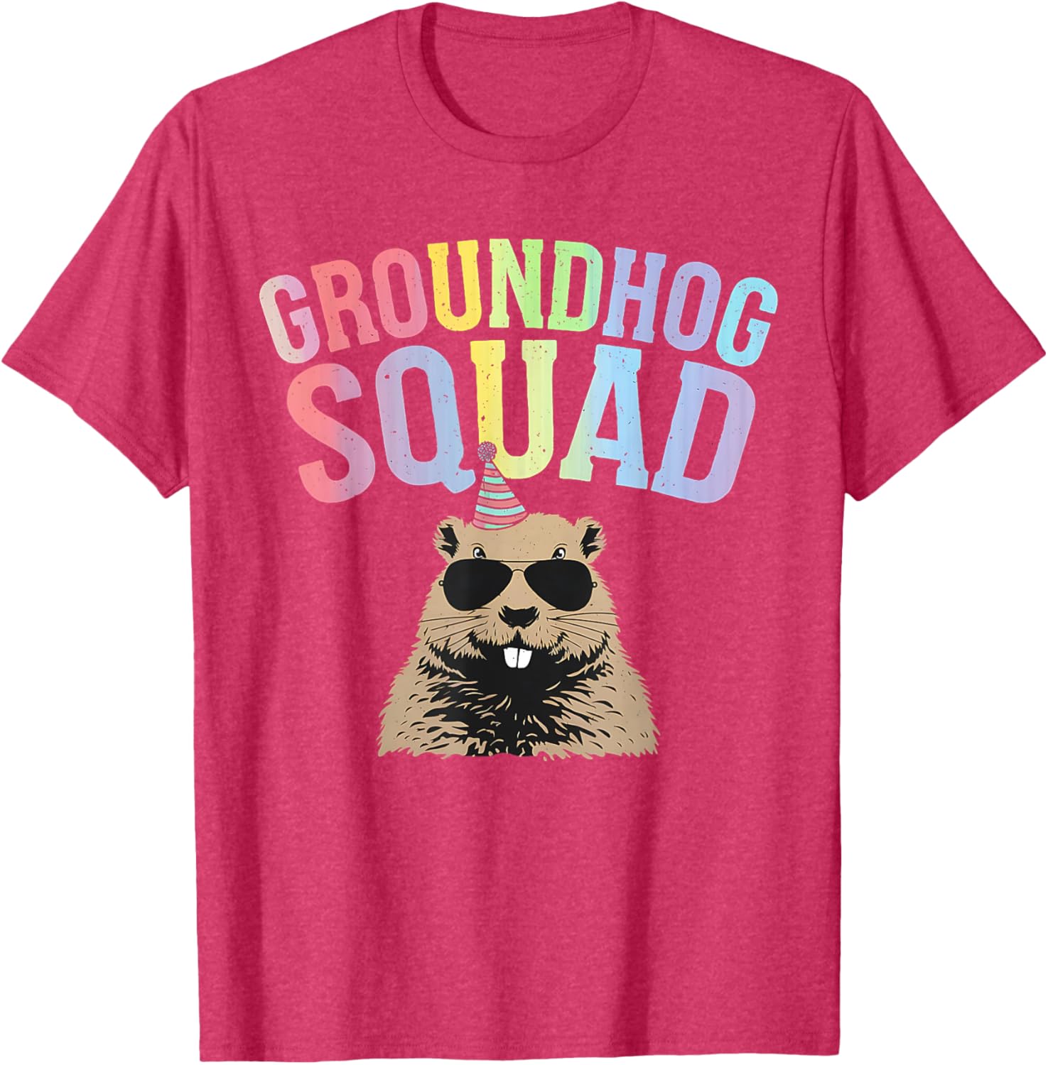 Funny Groundhog Squad T-Shirt for Happy Groundhog Day Family Fun - 2