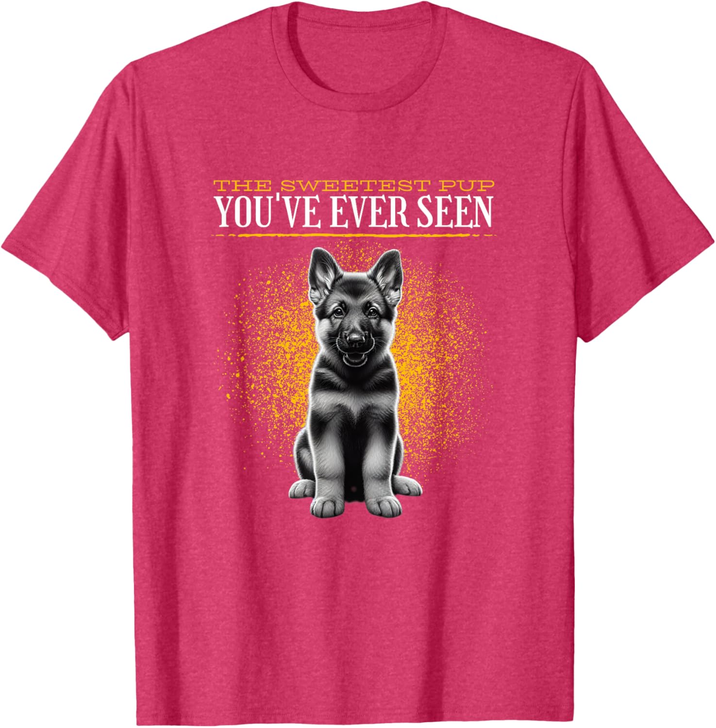 Cute German Shepherd Puppy T-Shirt for Dog Lovers and Pet Owners - 14
