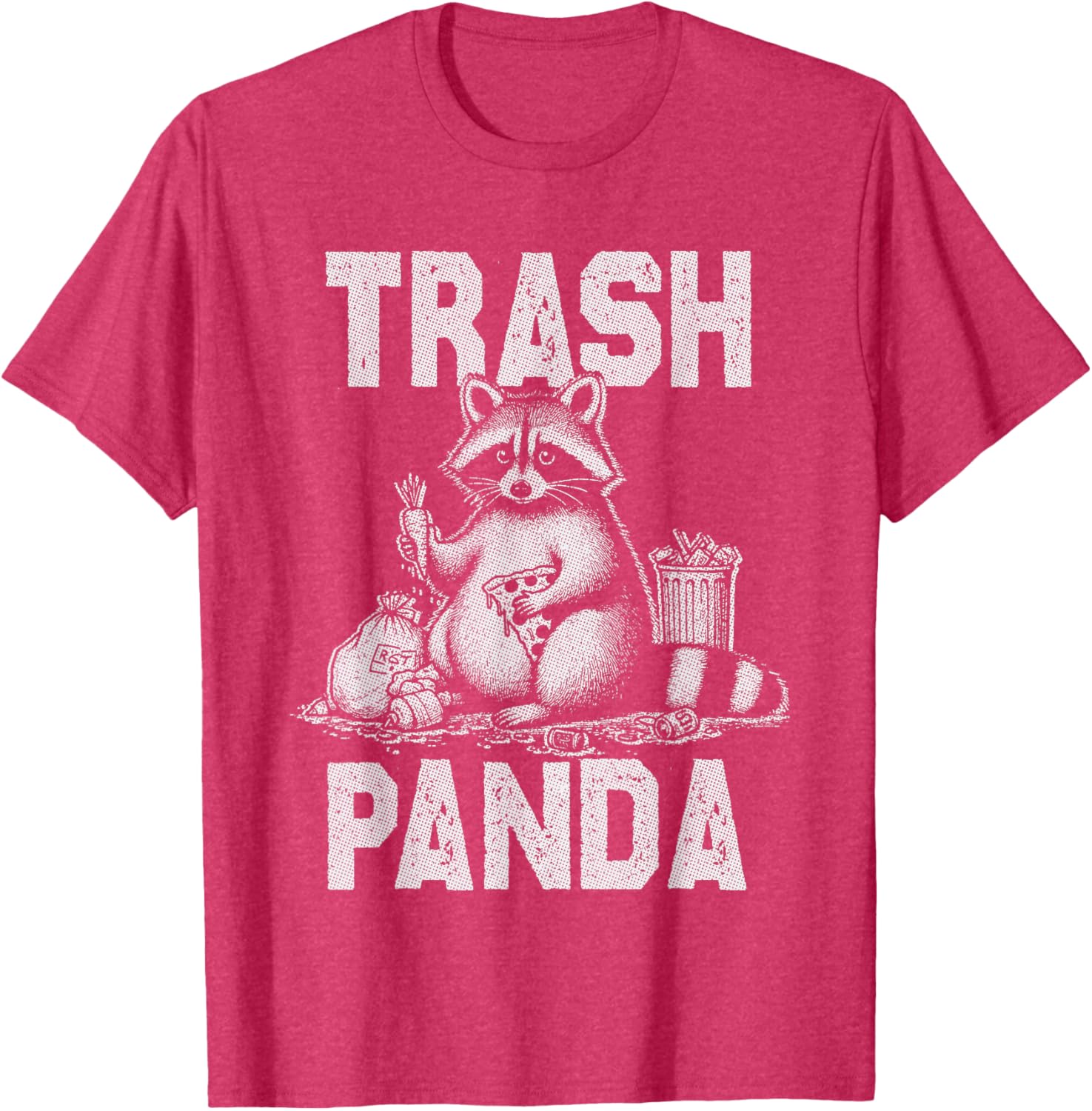 Funny Trash Panda Raccoon Eating Garbage T-Shirt for Animal Lovers - 11