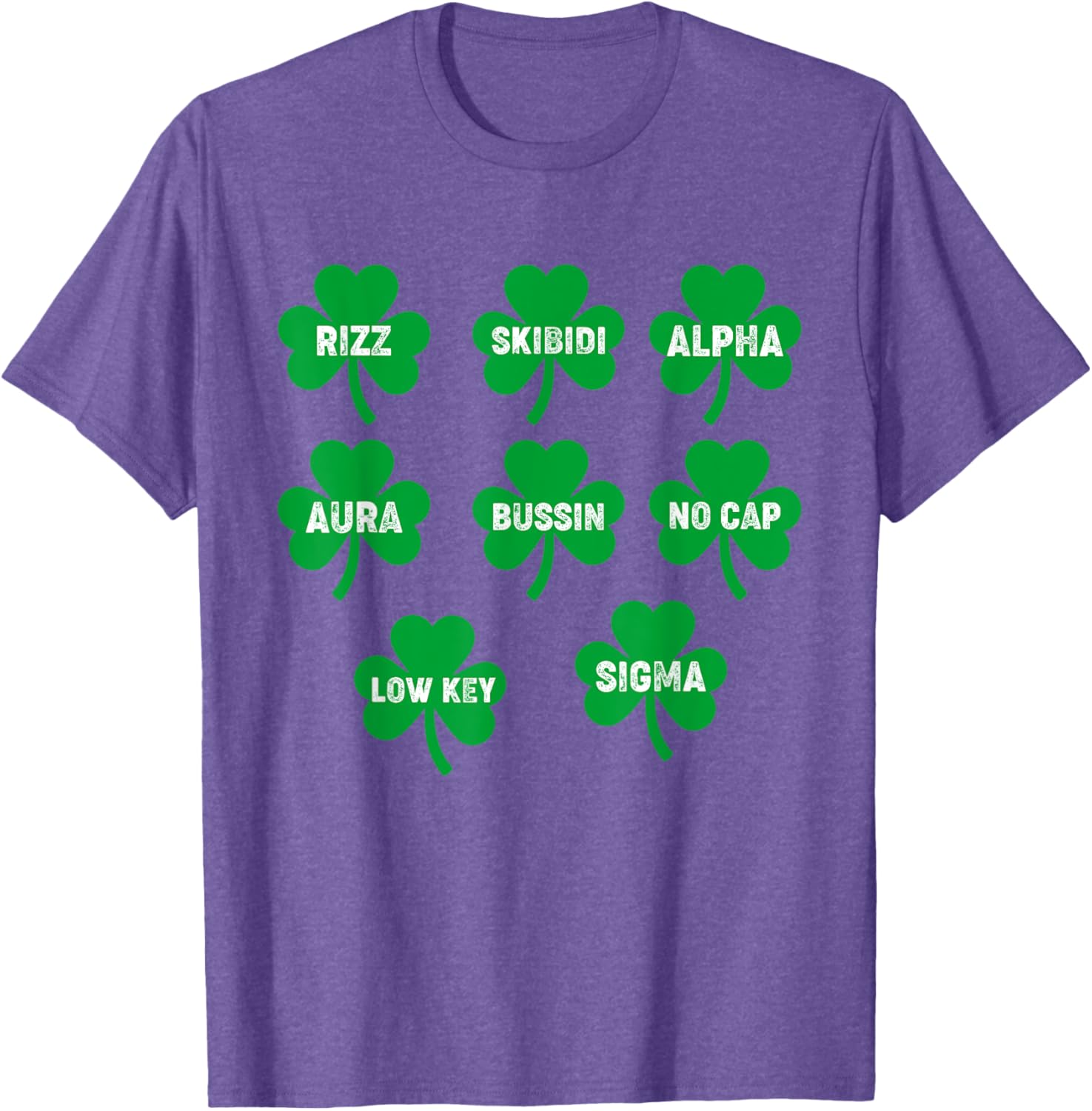 Funny Skibidi St. Patrick's Day Clover T-Shirt for Festive Celebration - 21