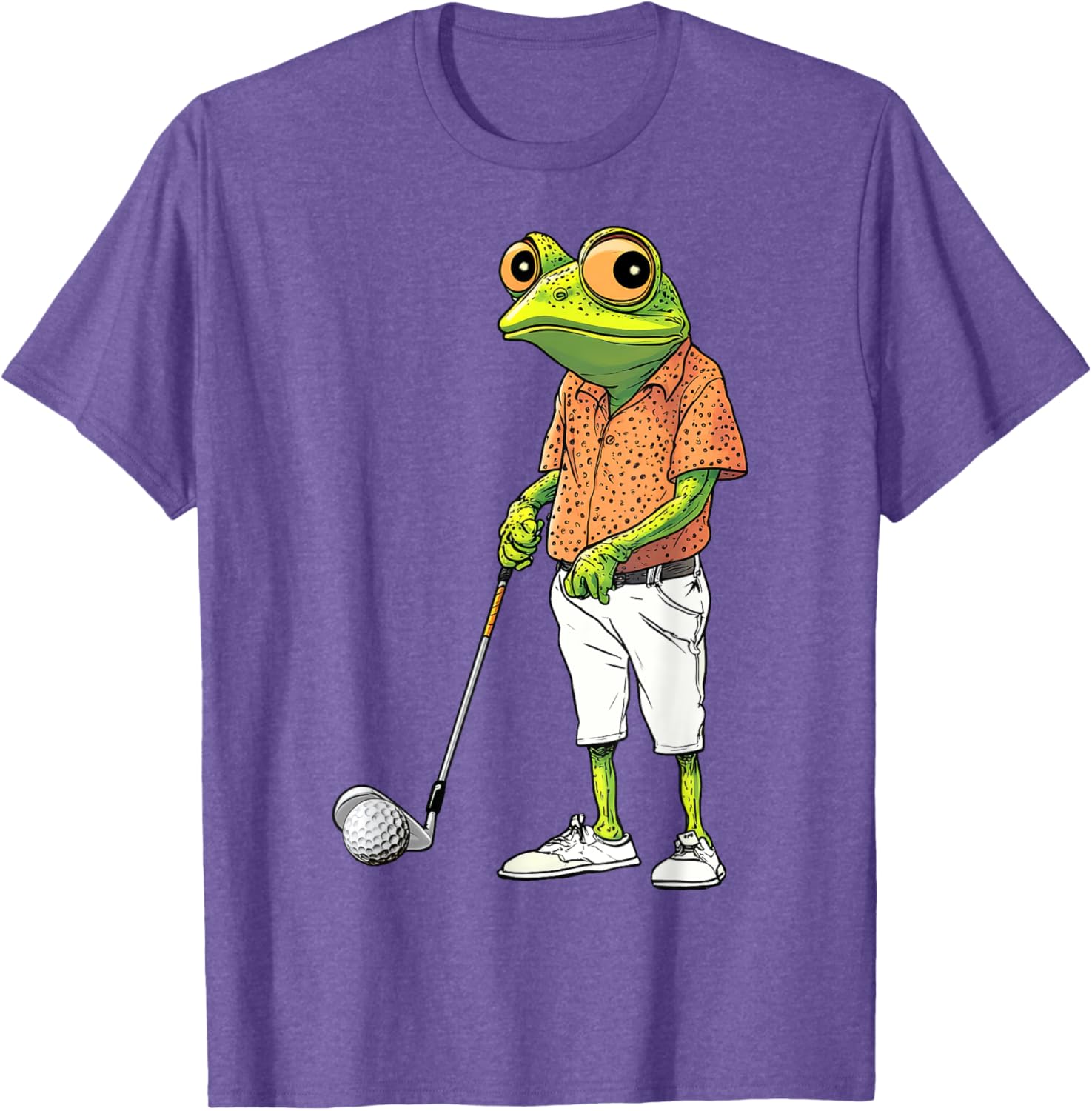 Cute Frog Golf Player T-Shirt for Golf Lovers and Animal Fans - 9