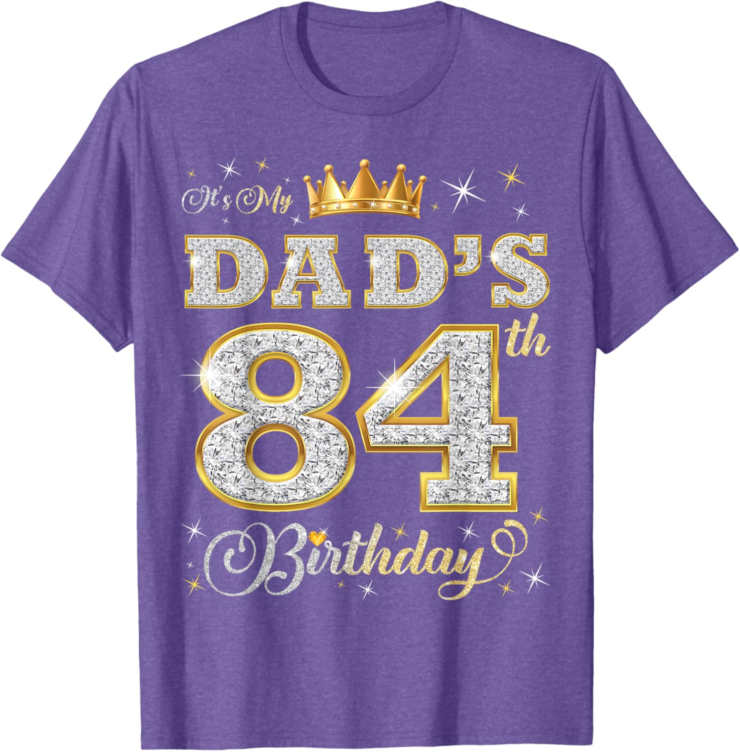 Dad's 84th Birthday T-Shirt Celebrating 84 Years of Love and Life - 4