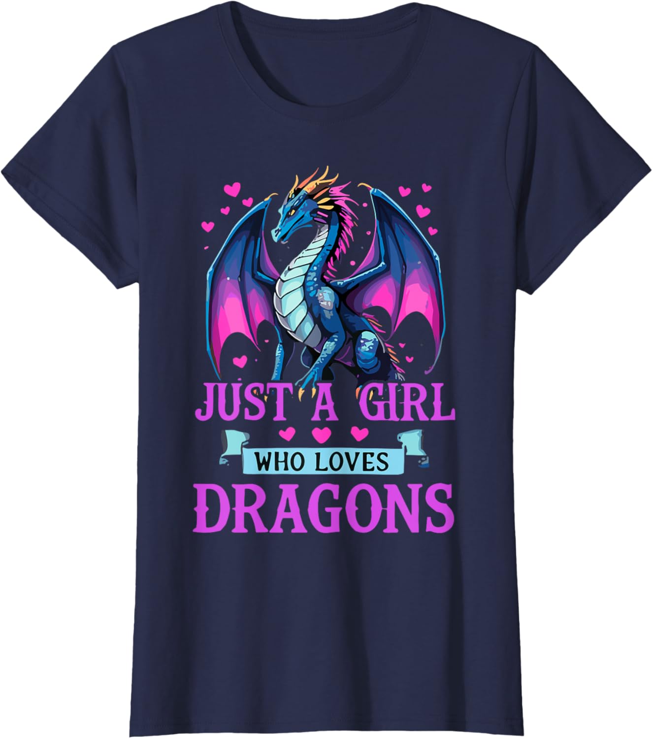 Cute Dragon T-Shirt for Girls Who Love Dragons | Fun and Stylish Apparel - 8