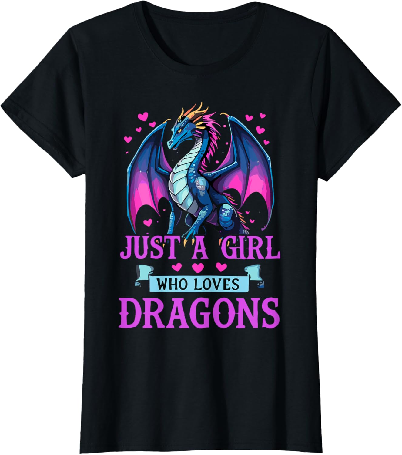 Cute Dragon T-Shirt for Girls Who Love Dragons | Fun and Stylish Apparel - 7