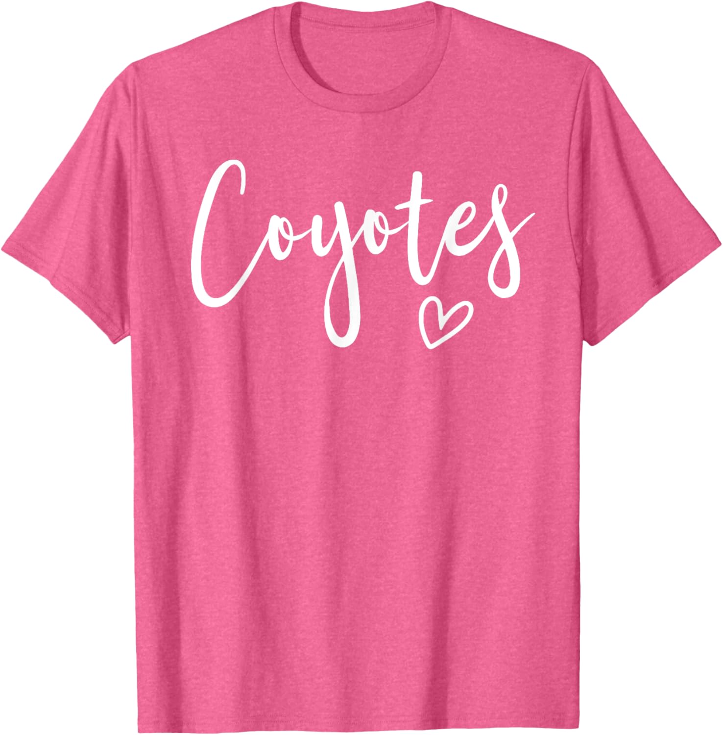 Coyotes High School Mascot Women's T-Shirt Stylish Team Apparel - 15